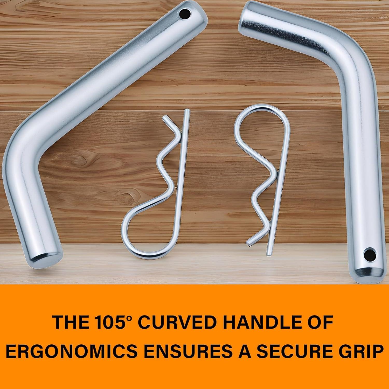 Paquete de 2 Pasadores de Enganche Cranviech 5/8" para Remolque