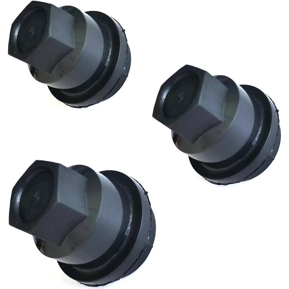 20 Cubiertas de Tuercas de Rueda Negras DEVMO para Chevrolet S10