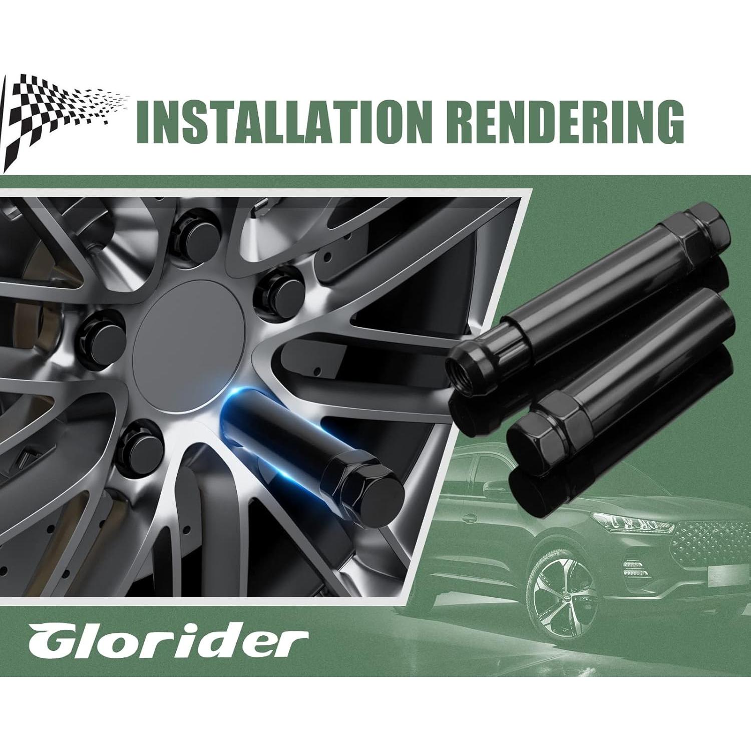 Llave de Tuerca de 7 Puntas Glorider 21 mm y 22 mm para Llantas