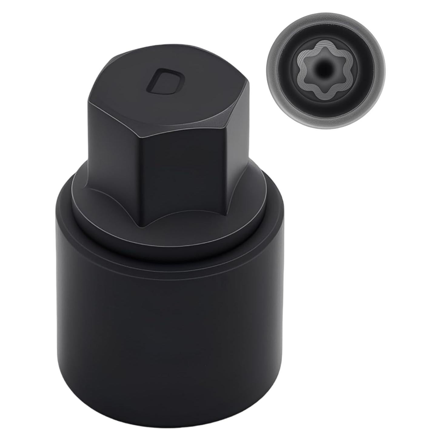 Llave de bloqueo de rueda MagiciansBox, herramienta negra 2.54cm