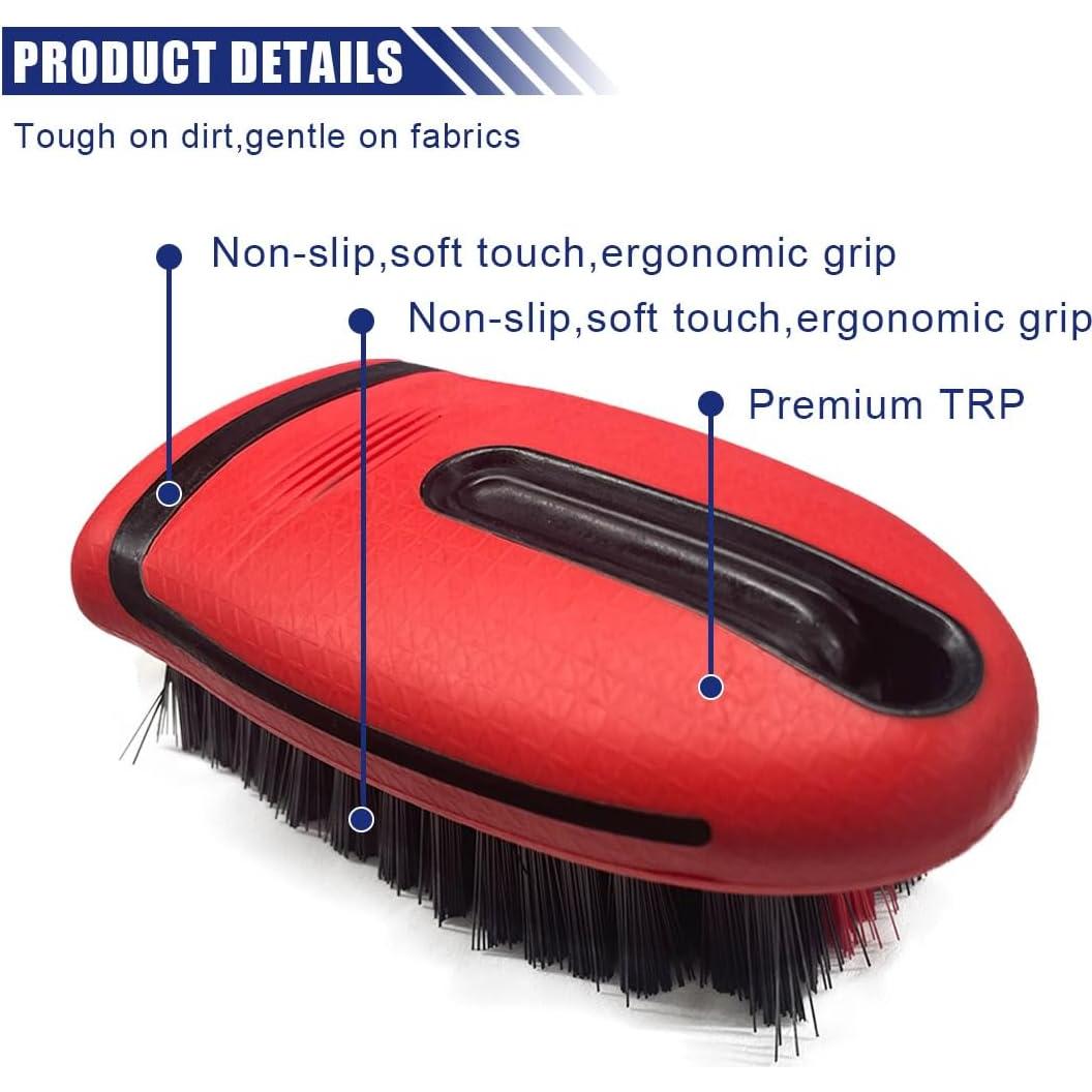 Cepillo de Limpieza de Alfombras BDZMC Rojo 14x6.9 cm