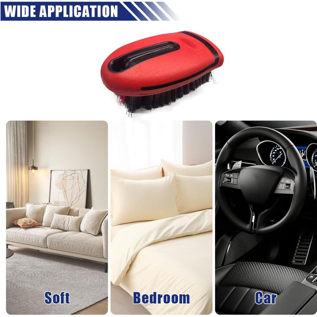 Cepillo de Limpieza de Alfombras BDZMC Rojo 14x6.9 cm