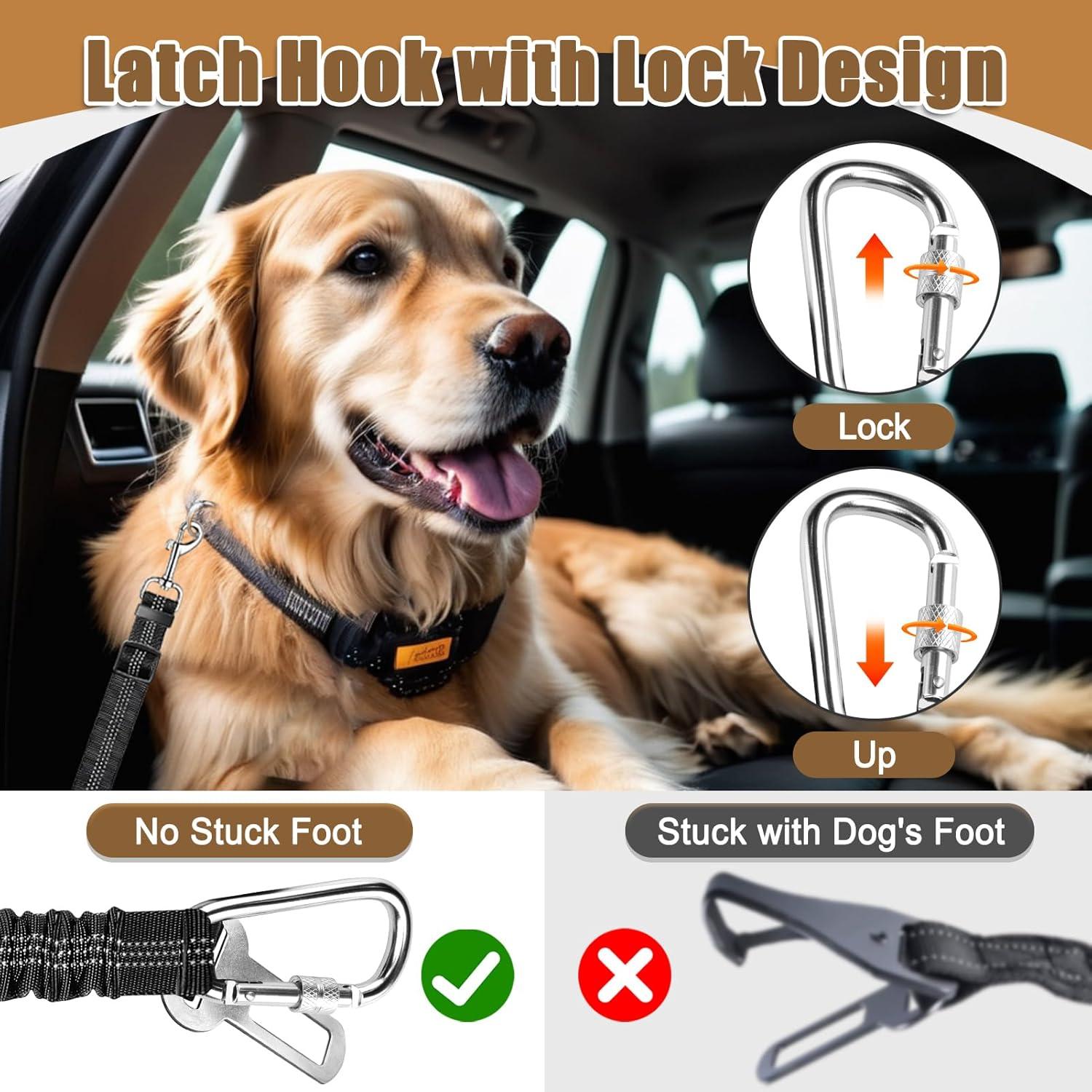 Cinturón de Seguridad para Perros Yemotopro Ajustable 53-90 cm