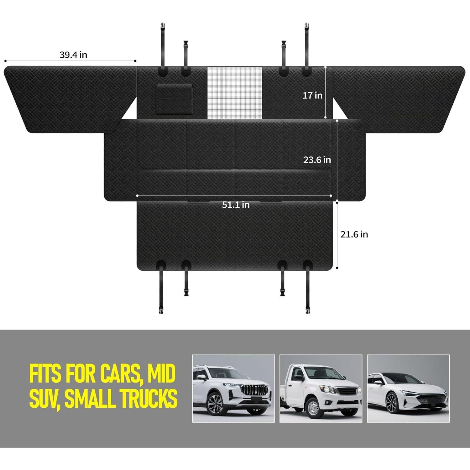 Funda de Asiento para Perros FIRSTWELL CY8KBCD Impermeable