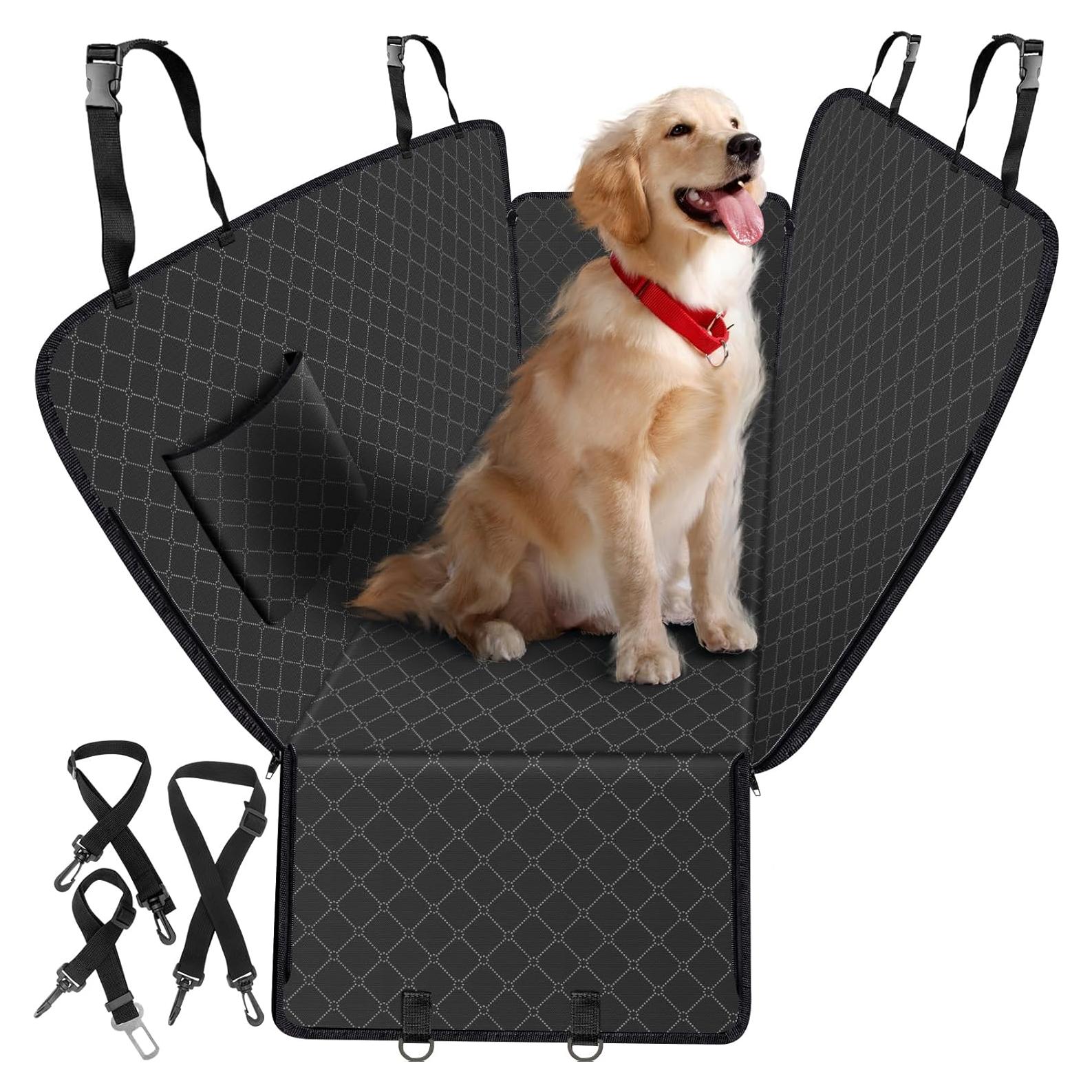 Funda de Asiento para Perros WoofKnows Negro 137x147cm
