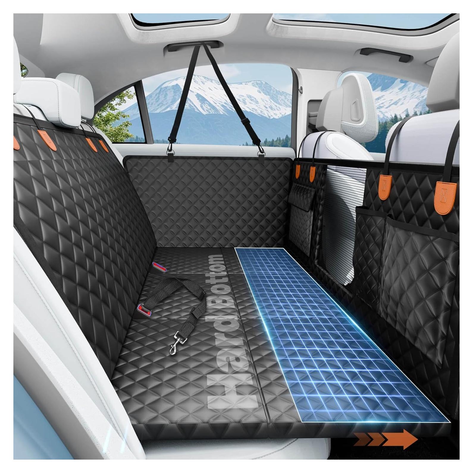 Funda de Asiento para Perros HikeSeptPals Naranja Negro 181kg