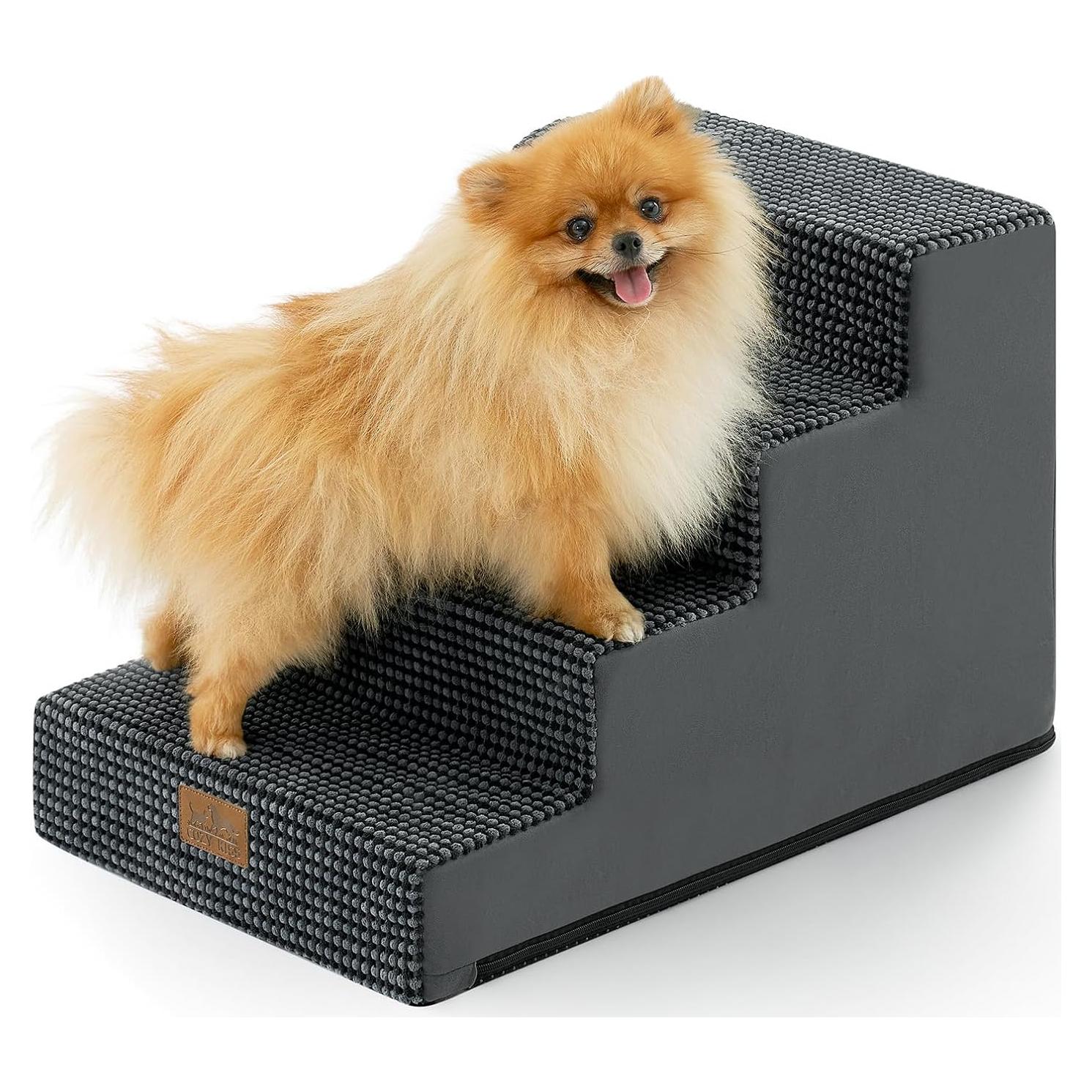 Escaleras para Perros COZY KISS 4 Pasos 15.7" H Antideslizante