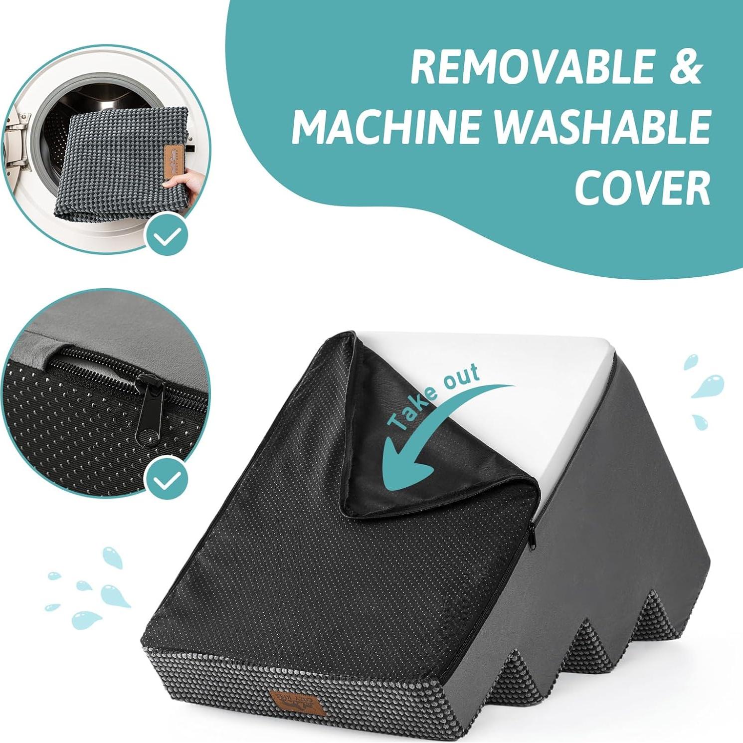 Escaleras para Perros COZY KISS 4 Pasos 15.7" H Antideslizante