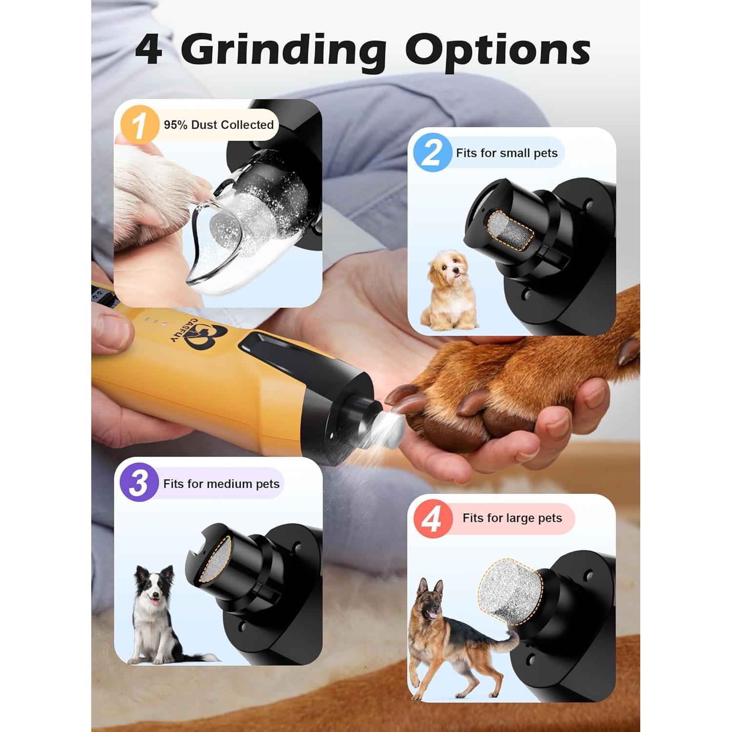 Molinillo de Uñas Eléctrico Casfuy N70 - 6 Velocidades, 2000mAh