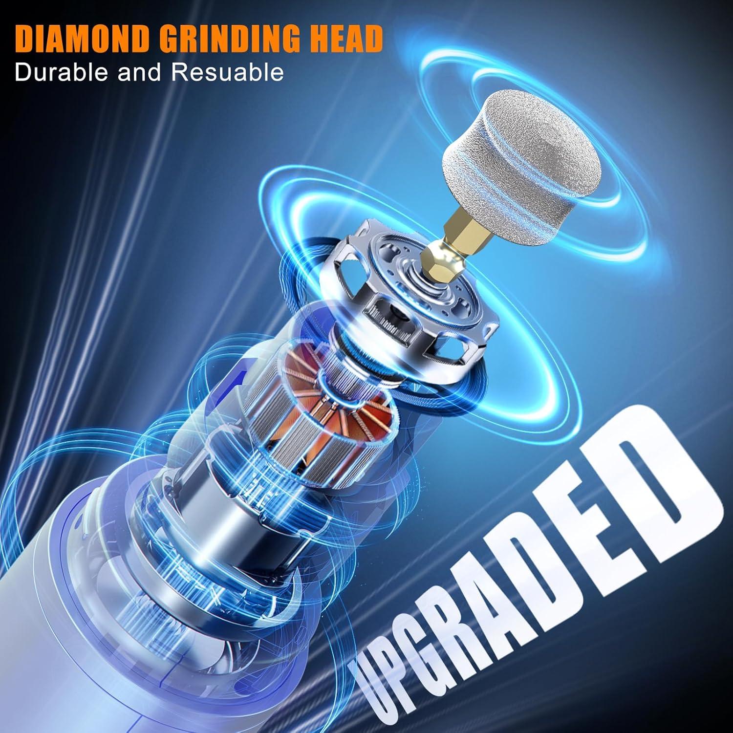 Cortador de Uñas Eléctrico Profesional Chwwen - Silencioso, Recargable, 2 Velocidades, Para Perros y Gatos