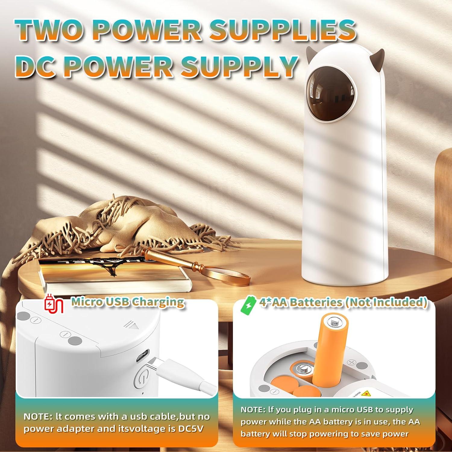 Juguete láser automático para gatos Pedono - 3 modos, 2 velocidades