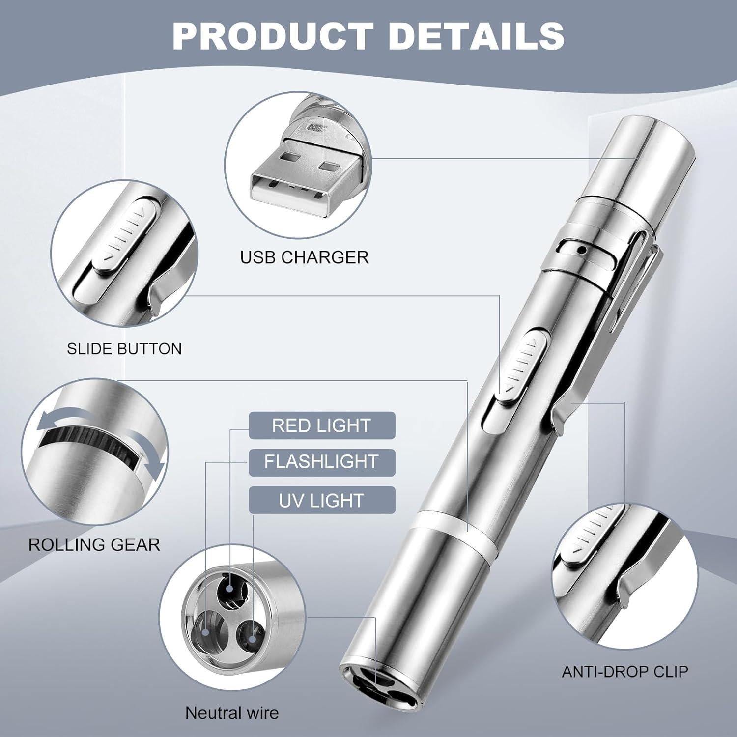 Puntero Láser Interactivo para Gatos y Perros JANHER USB