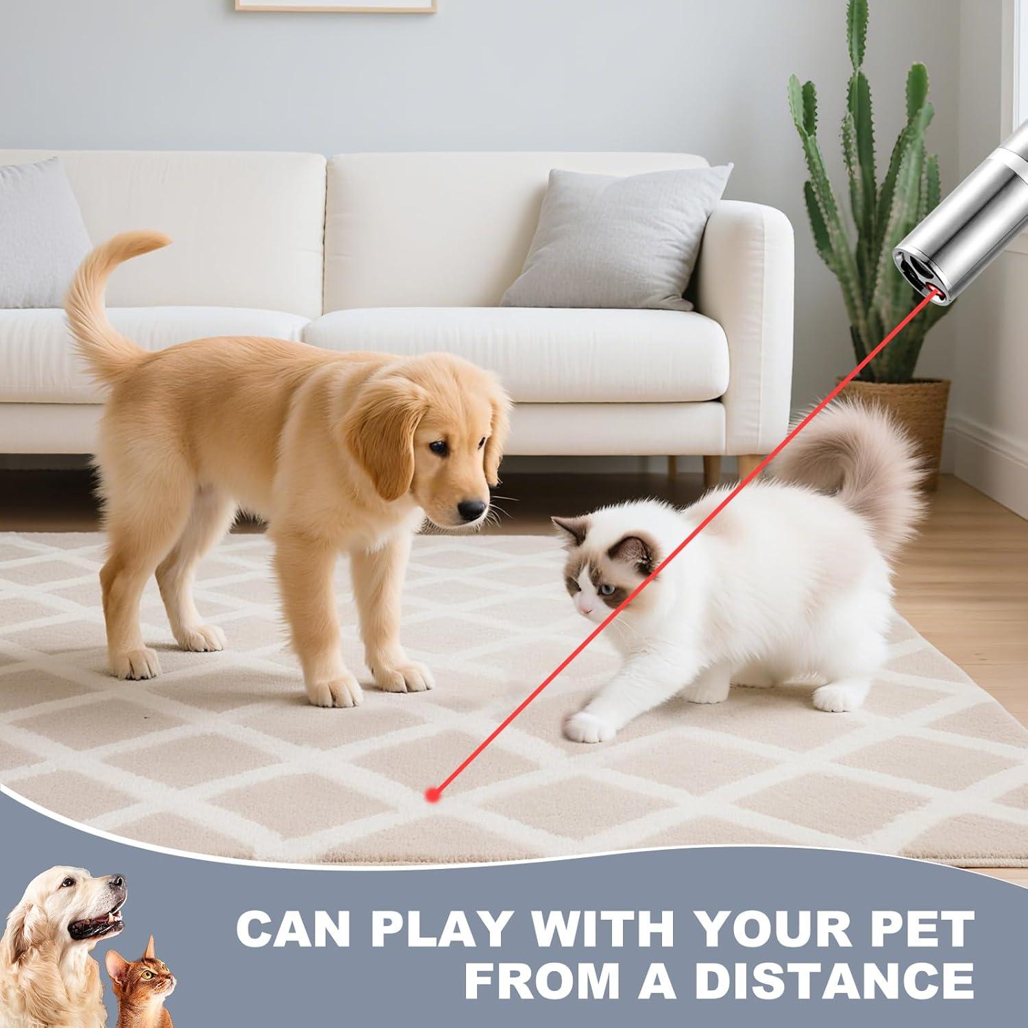 Puntero Láser Interactivo para Gatos y Perros JANHER USB
