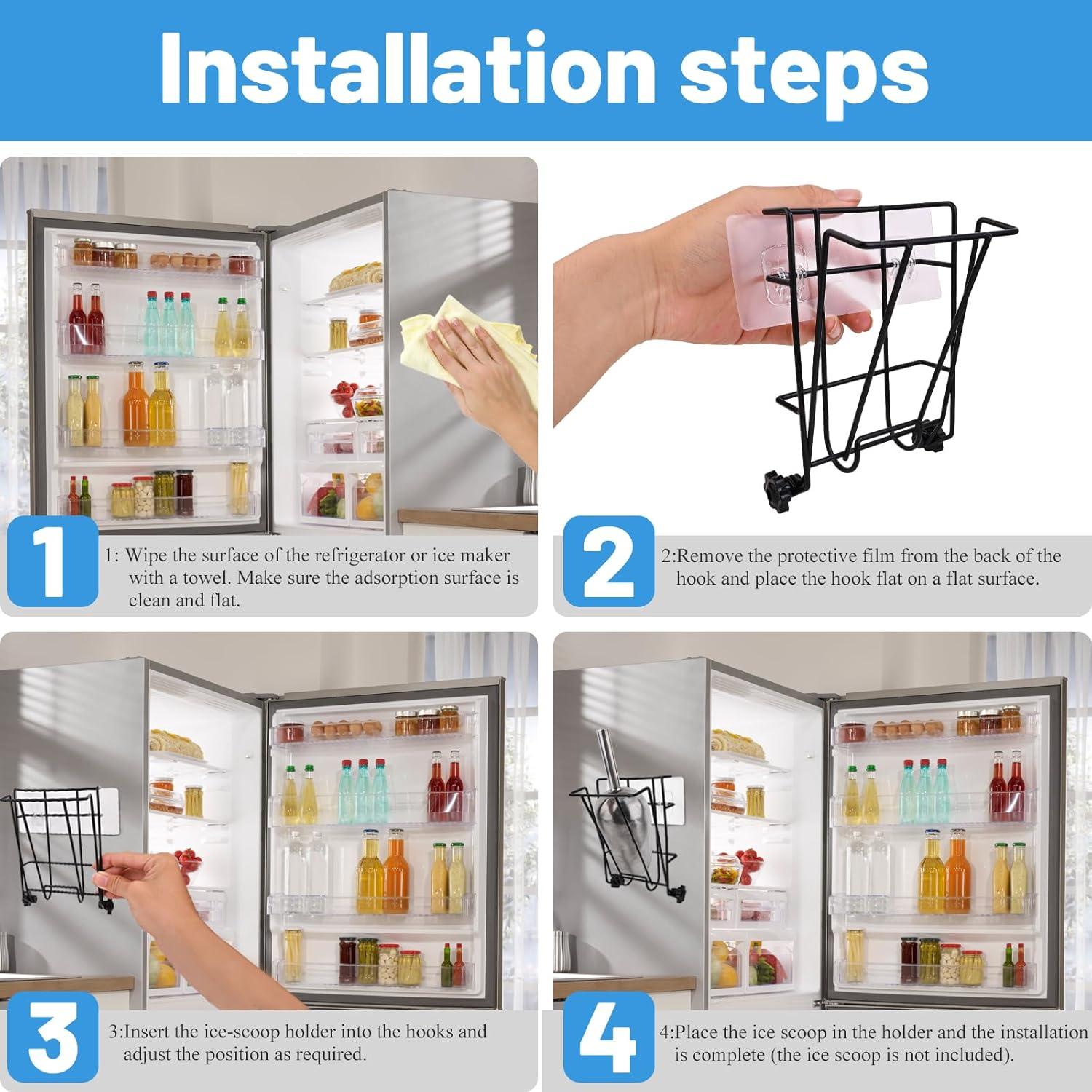 Soporte para Cuchara de Hielo TuoCheng Plegable 2PCS 17.78x11.43cm