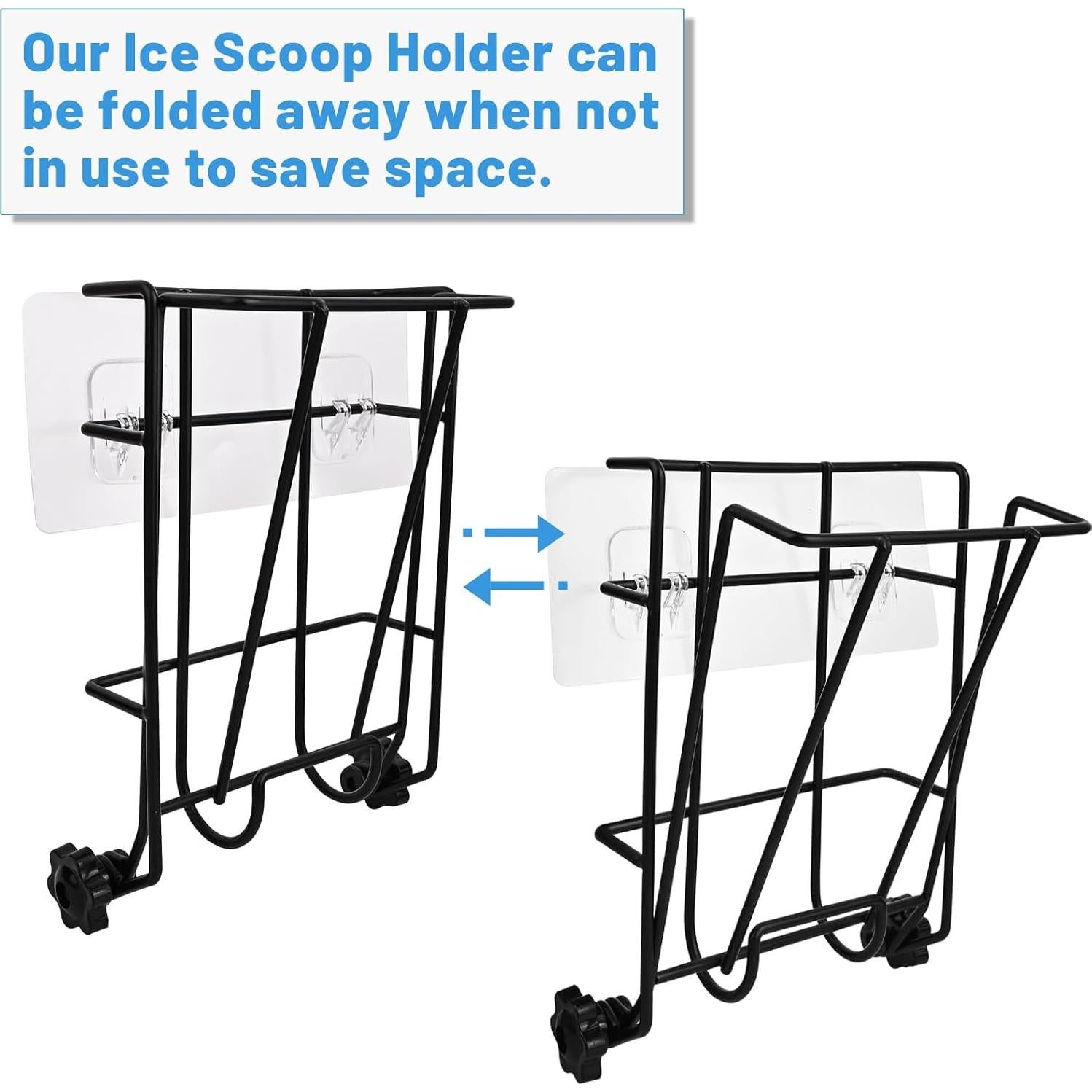 Soporte para Cuchara de Hielo TuoCheng Plegable 2PCS 17.78x11.43cm