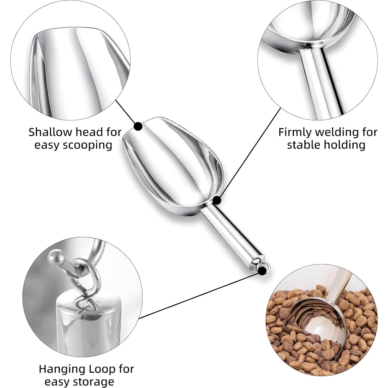 Cucharas de Metal para Comida de Perro IIDEA - 2 Unidades 27.94 cm