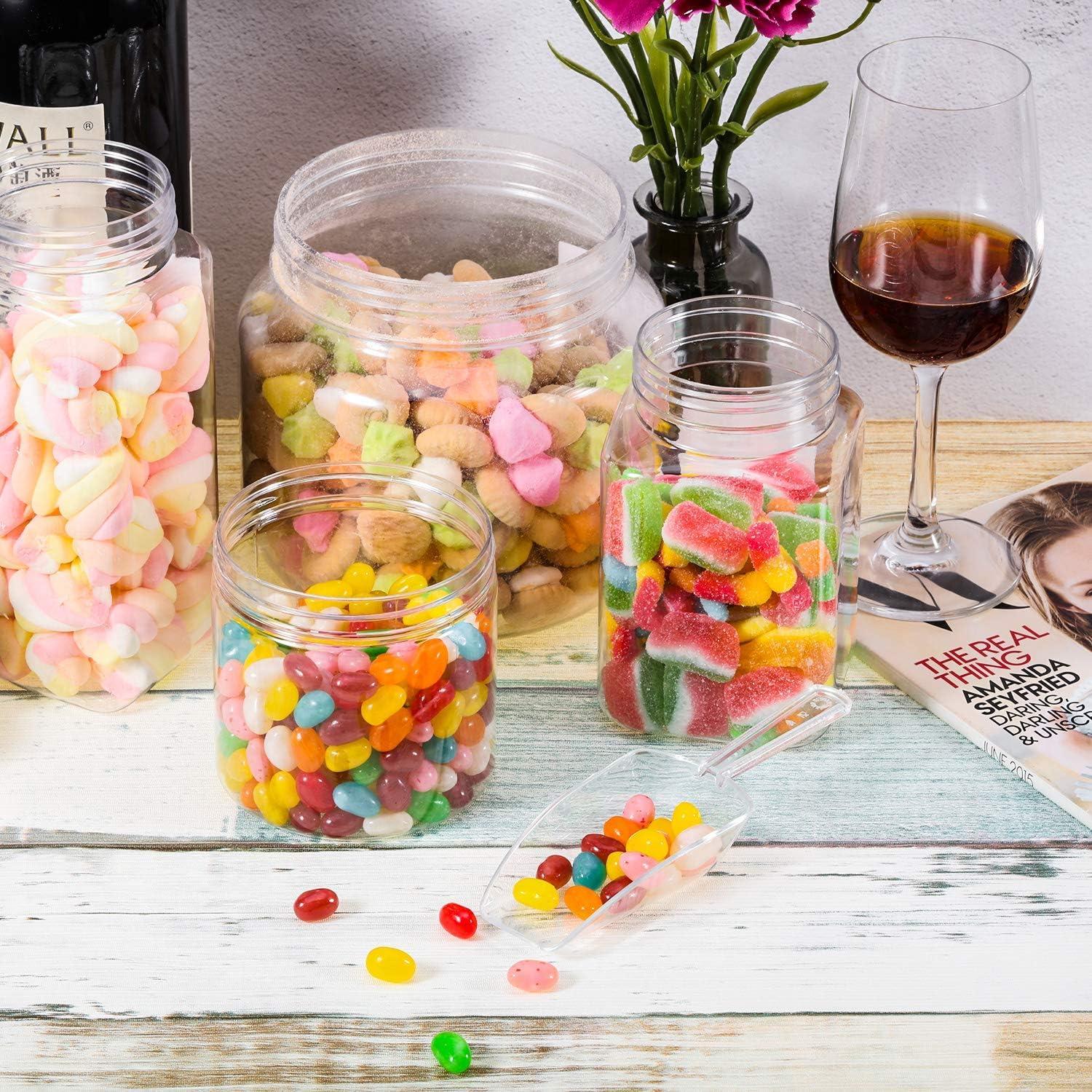 Cucharas Plásticas Transparentes Hestya 8 Pcs 17 cm Multiusos