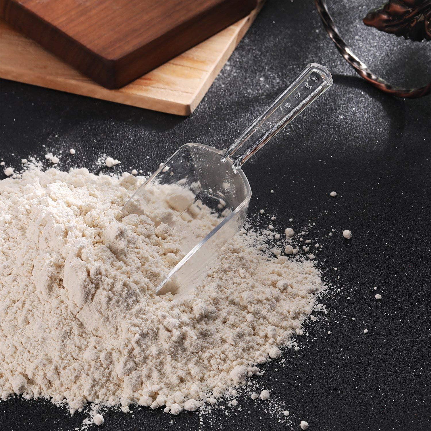 Cucharas Plásticas Transparentes Hestya 8 Pcs 17 cm Multiusos