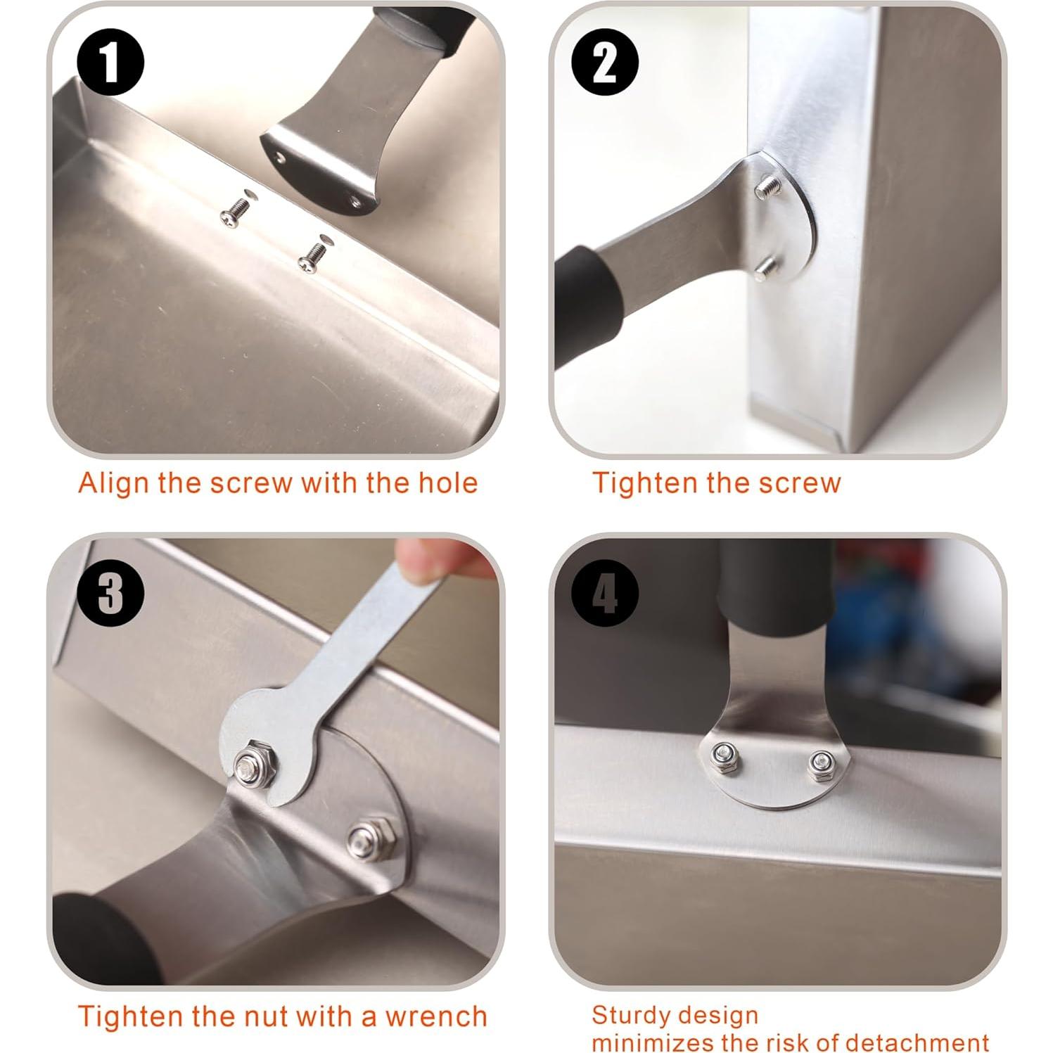 Espátula y Cuchara para Plancha Jirktiy - Acero Inoxidable 19.1 cm