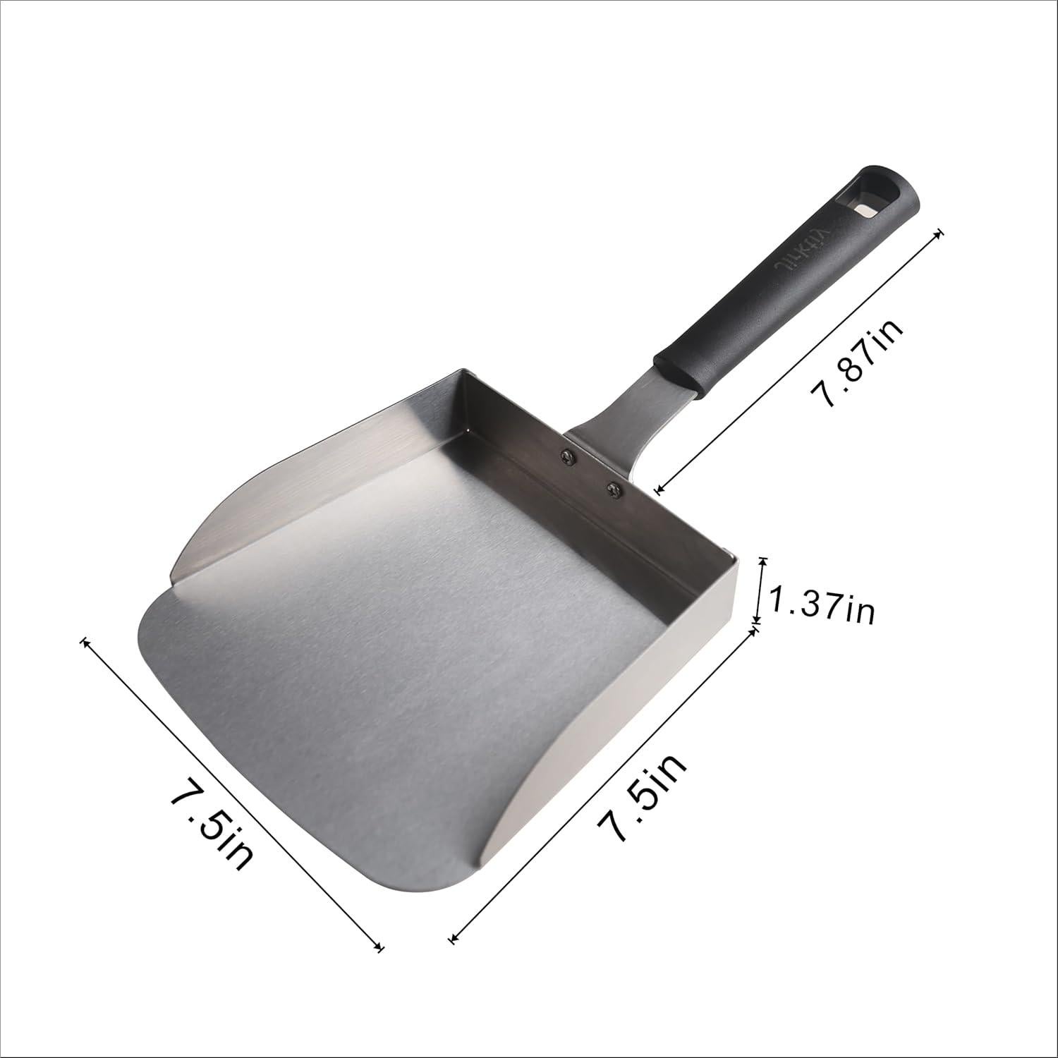 Espátula y Cuchara para Plancha Jirktiy - Acero Inoxidable 19.1 cm