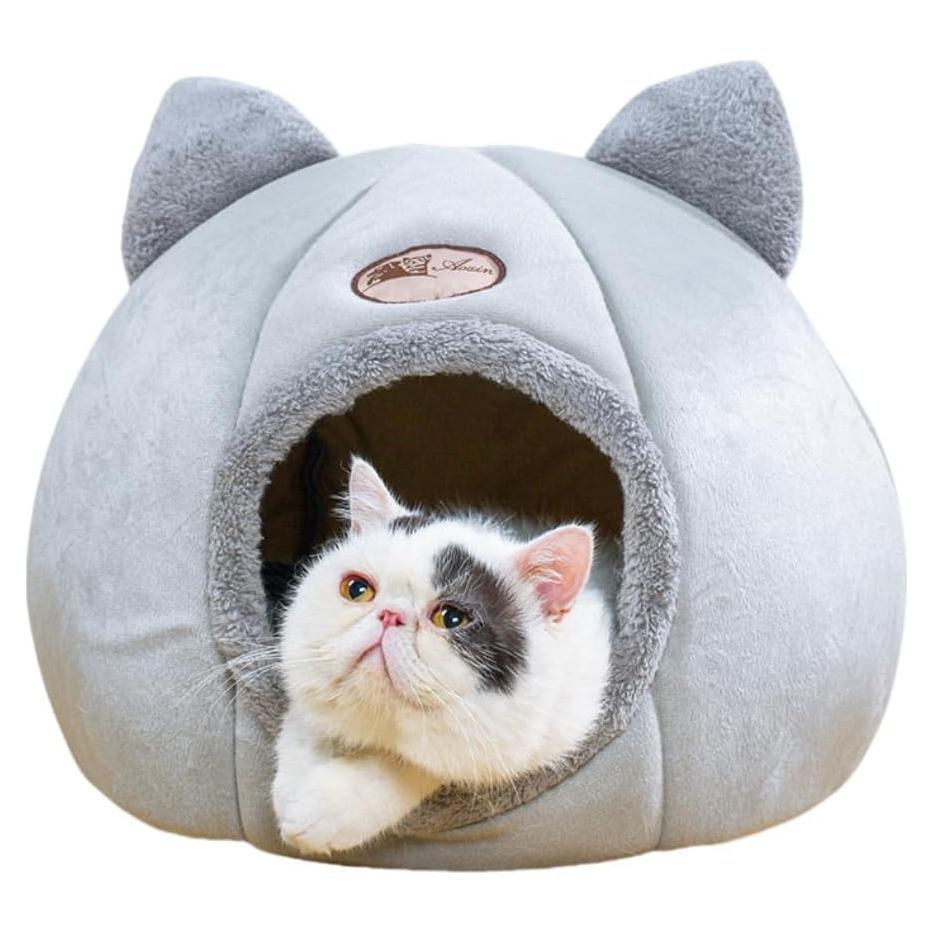 Cama para gatos JCATPD gris S 33x33x33 cm antideslizante