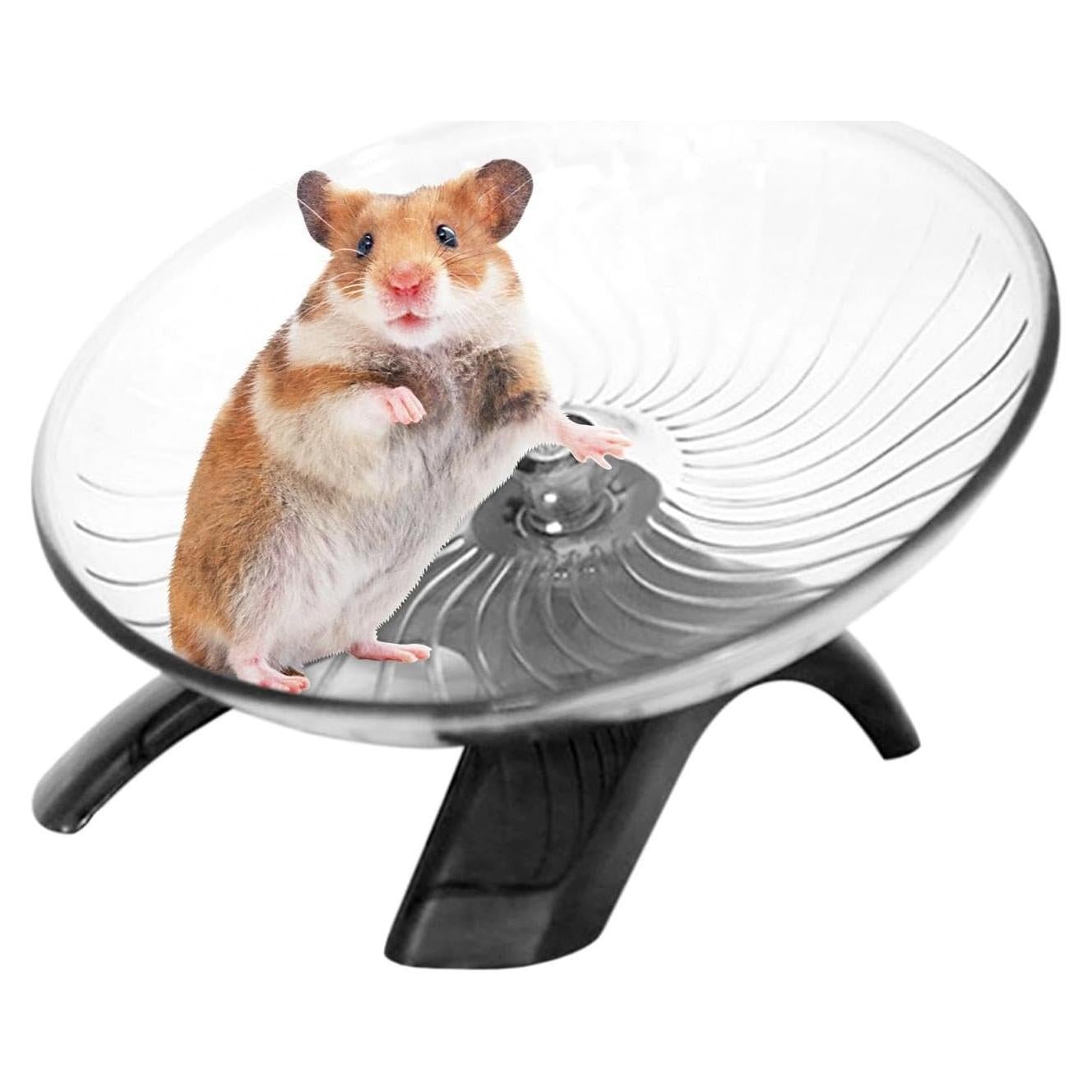 Rueda de Hámster Kakalote 18cm Gris - Juguete Silencioso