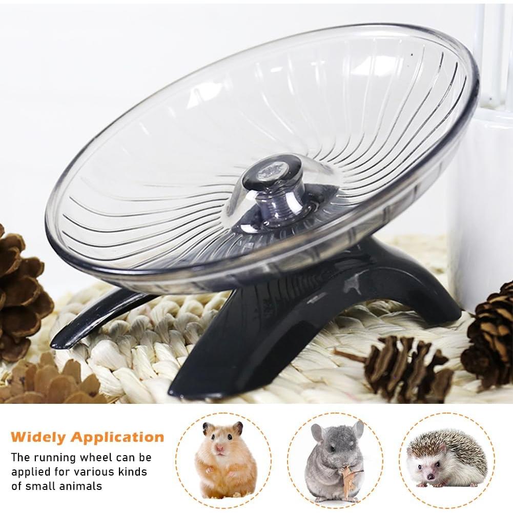 Rueda de Hámster Kakalote 18cm Gris - Juguete Silencioso