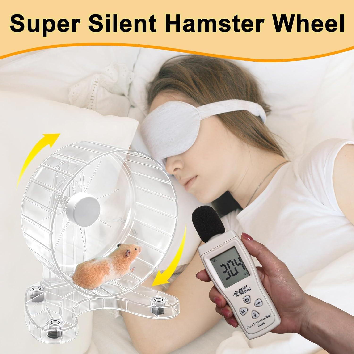 Rueda de Hámster Silenciosa Stinzgie 6.5" (16.51 cm) Ajustable