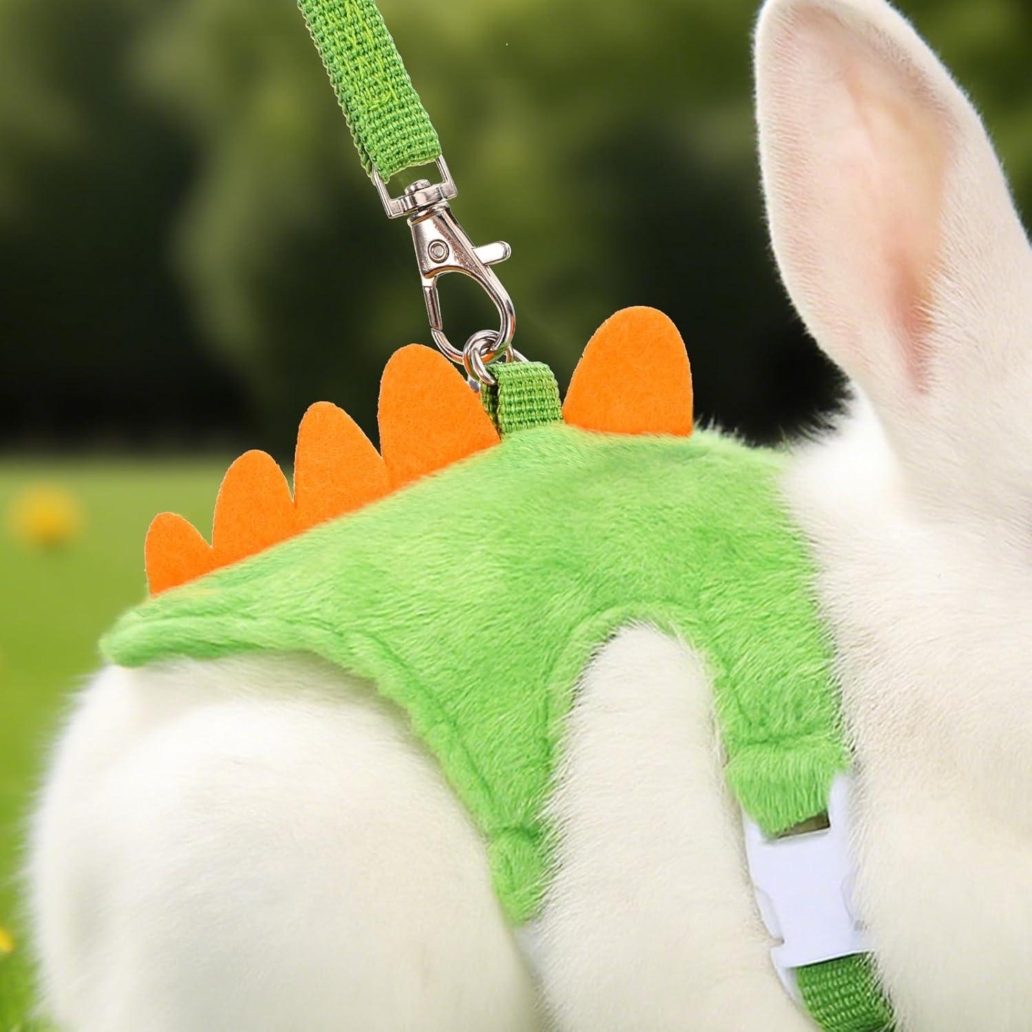 Arnés y Correa para Hurones YBEATY Diseño Dinosaurio Verde