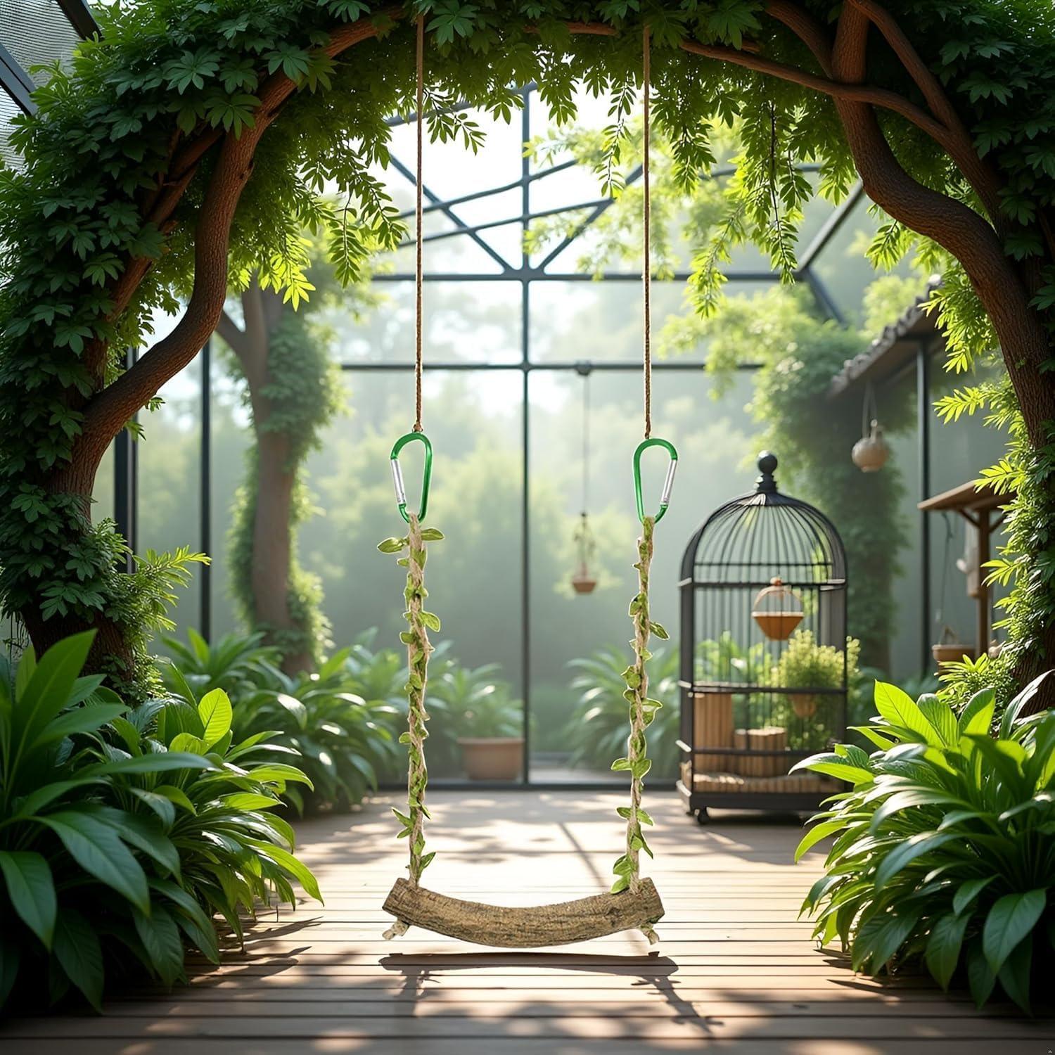 Percha de Juguete para Aves WaigN Swing 2.5cm - Entrenamiento