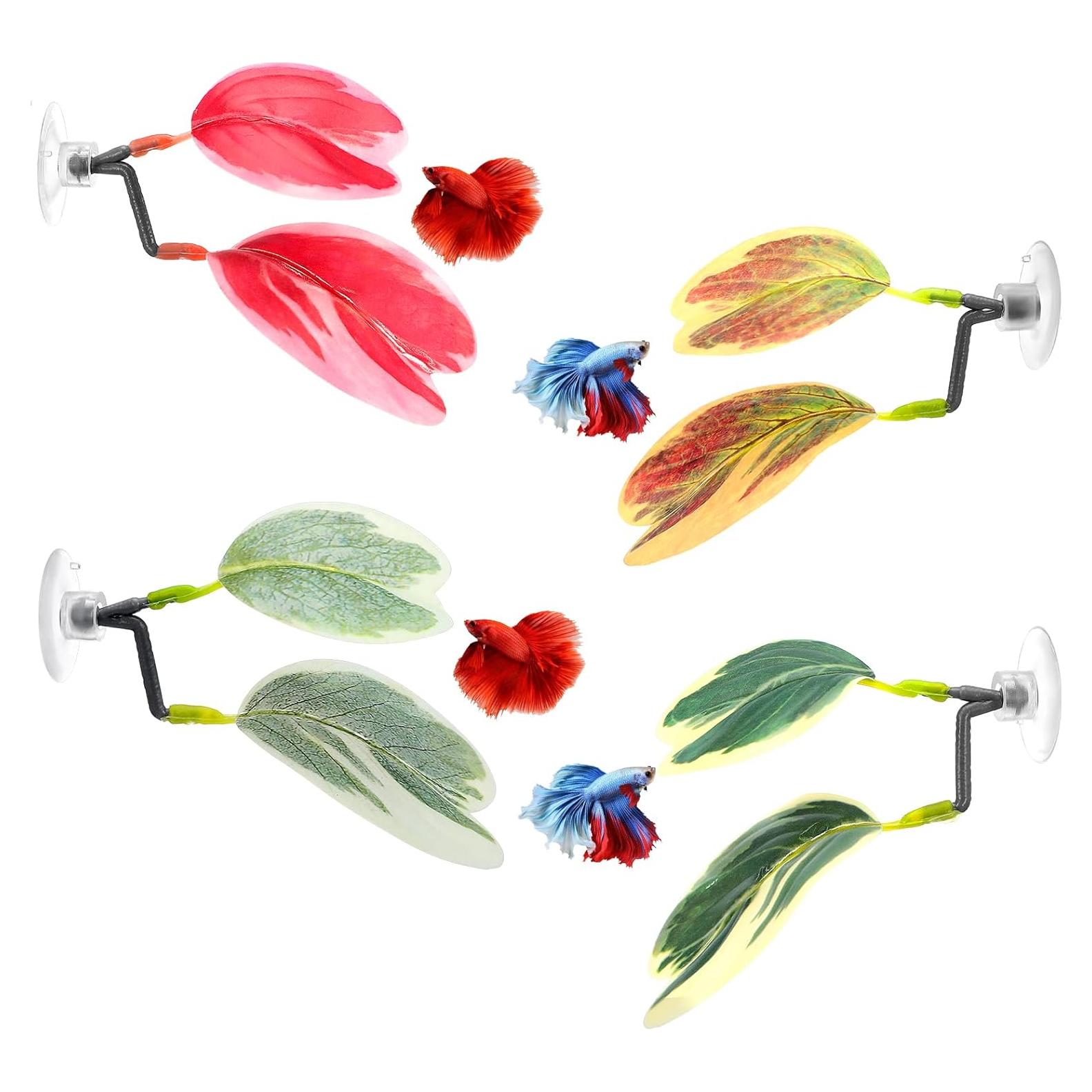 4 Hamacas de Hoja para Betta Yuanchu - Accesorios Acuario