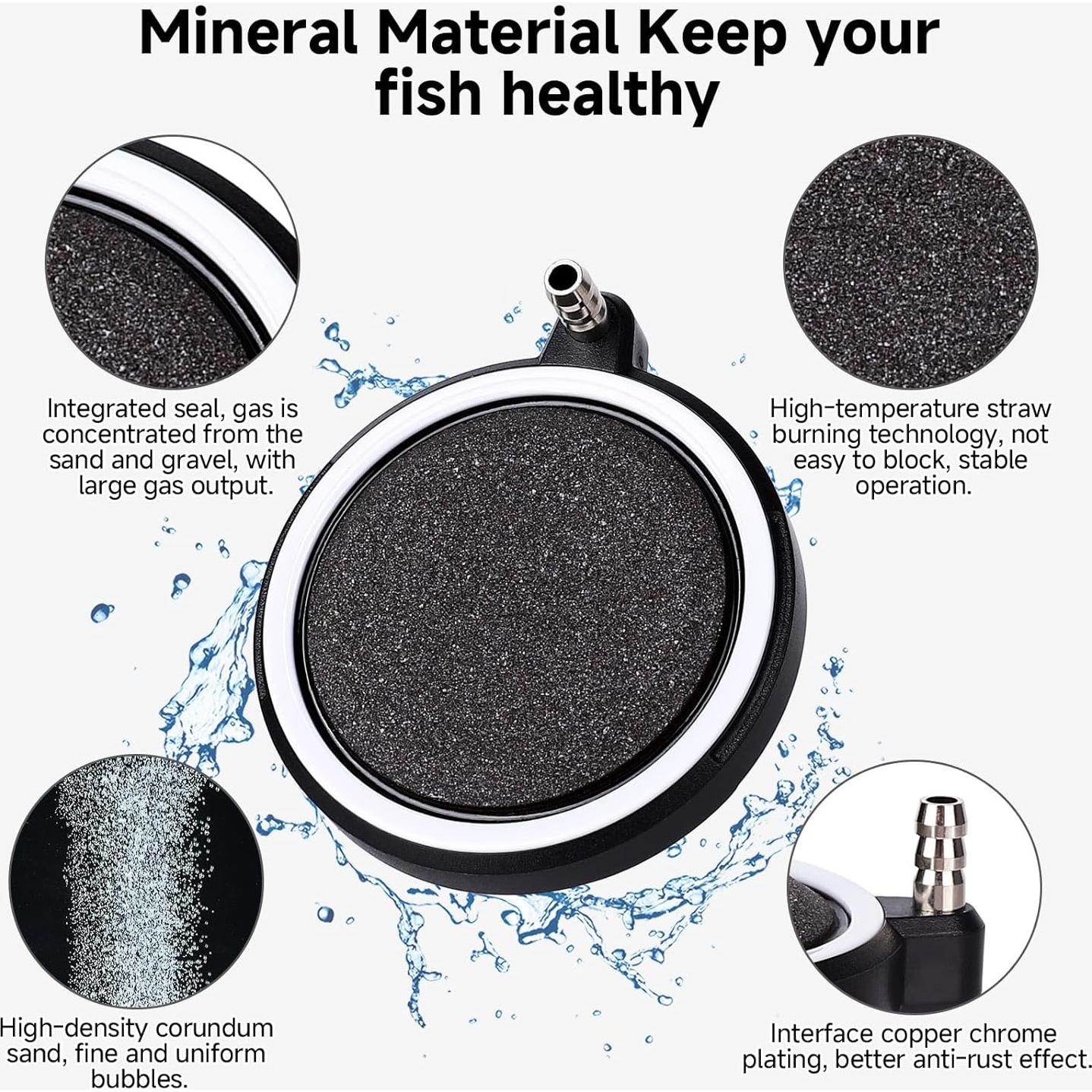 Piedra de Aire Hygger 5 cm para Acuario - Difusor Silencioso