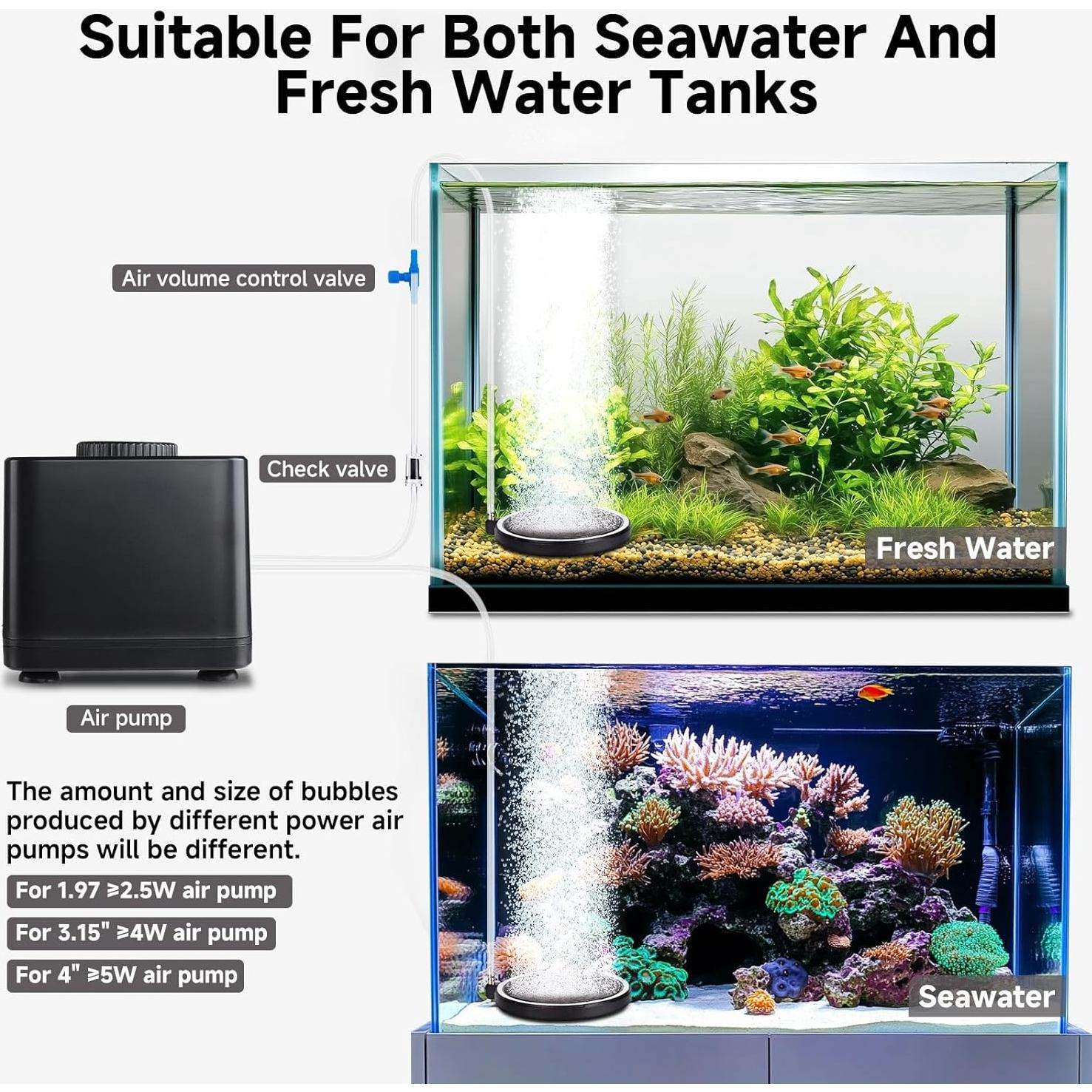 Piedra de Aire Hygger 5 cm para Acuario - Difusor Silencioso