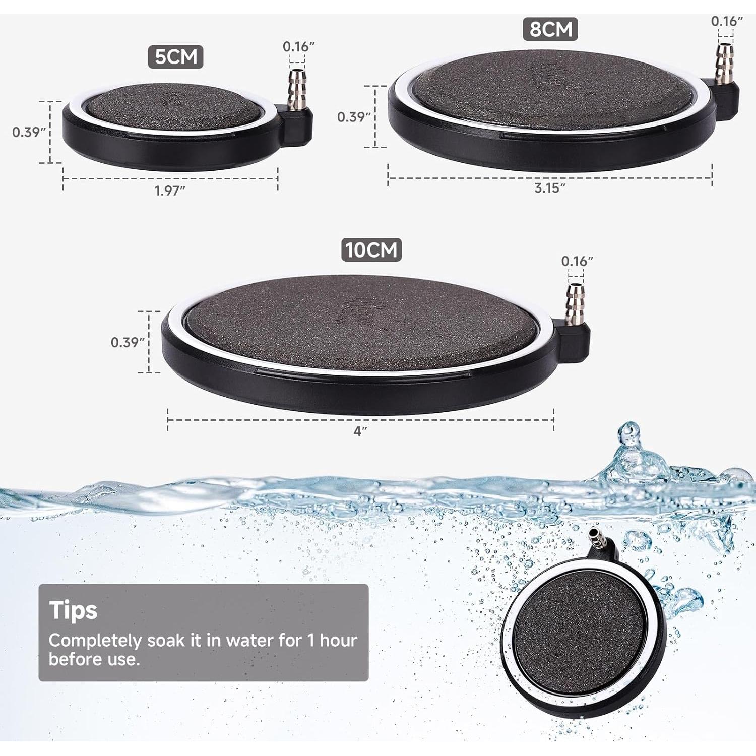 Piedra de Aire Hygger 5 cm para Acuario - Difusor Silencioso