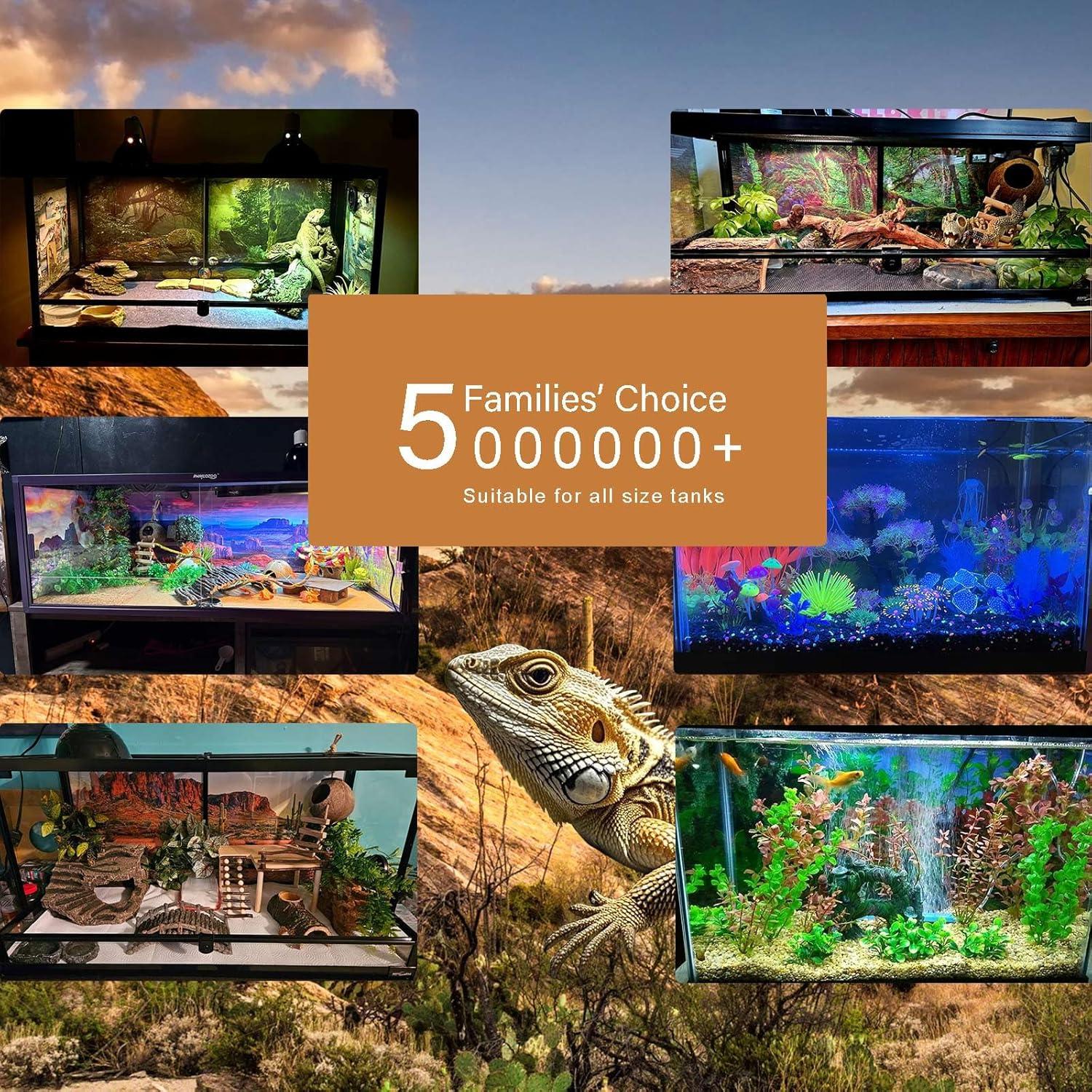 Fondo de Acuario Riivvdise 75x30cm Vinilo Verde Submarino