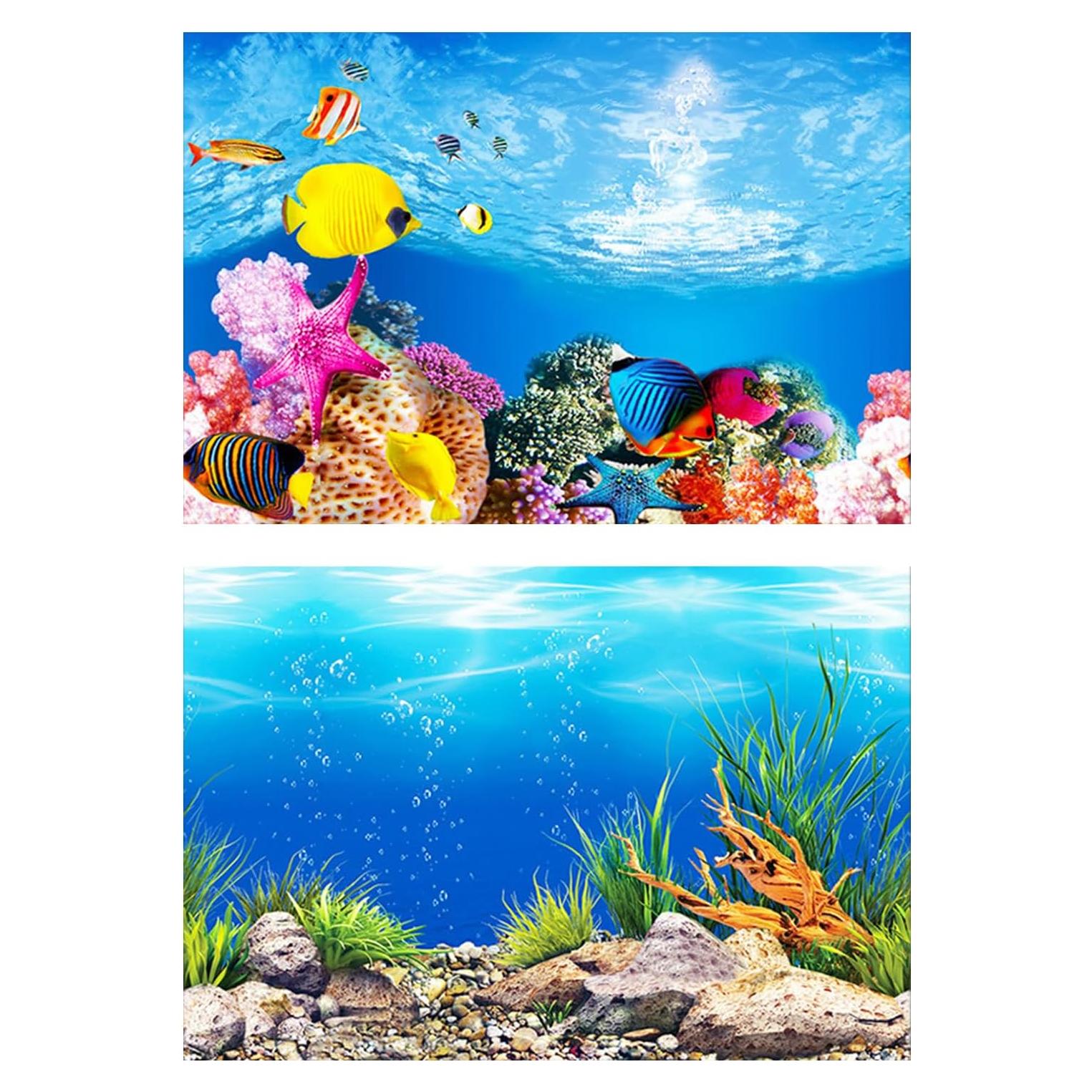 Fondo de Acuario Doble Cara BAIYUE 30.5x50.8cm Impermeable