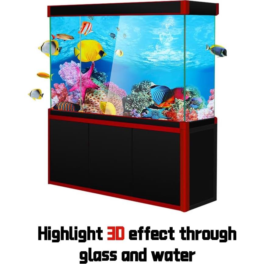 Fondo de Acuario Doble Cara BAIYUE 30.5x50.8cm Impermeable