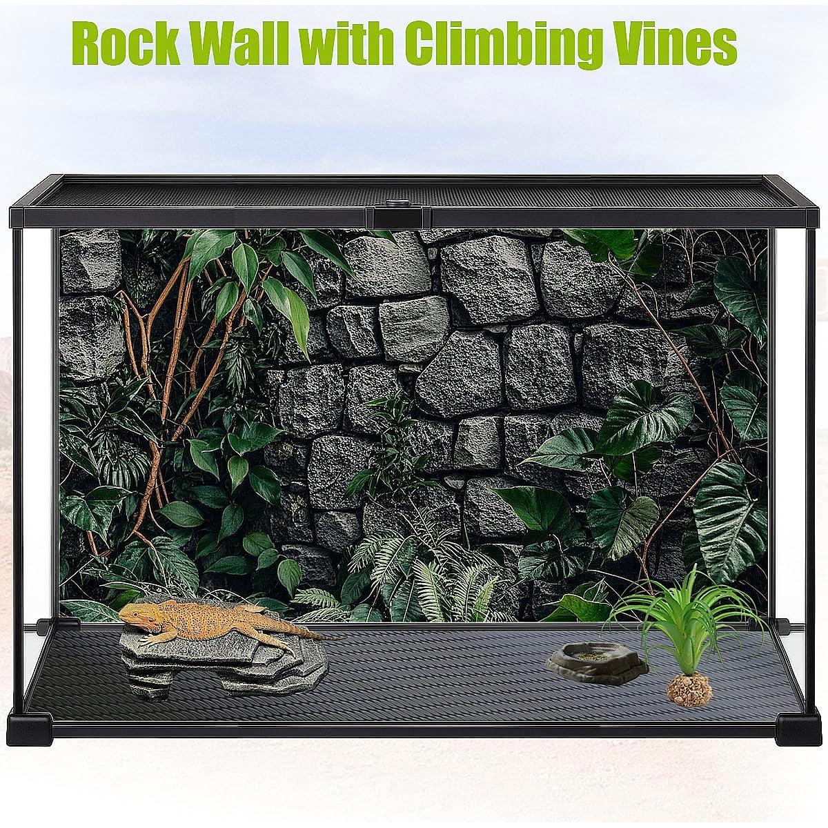 Fondo para Terrario 3 Pcs Helidrago 91x46 cm Estilo Desierto