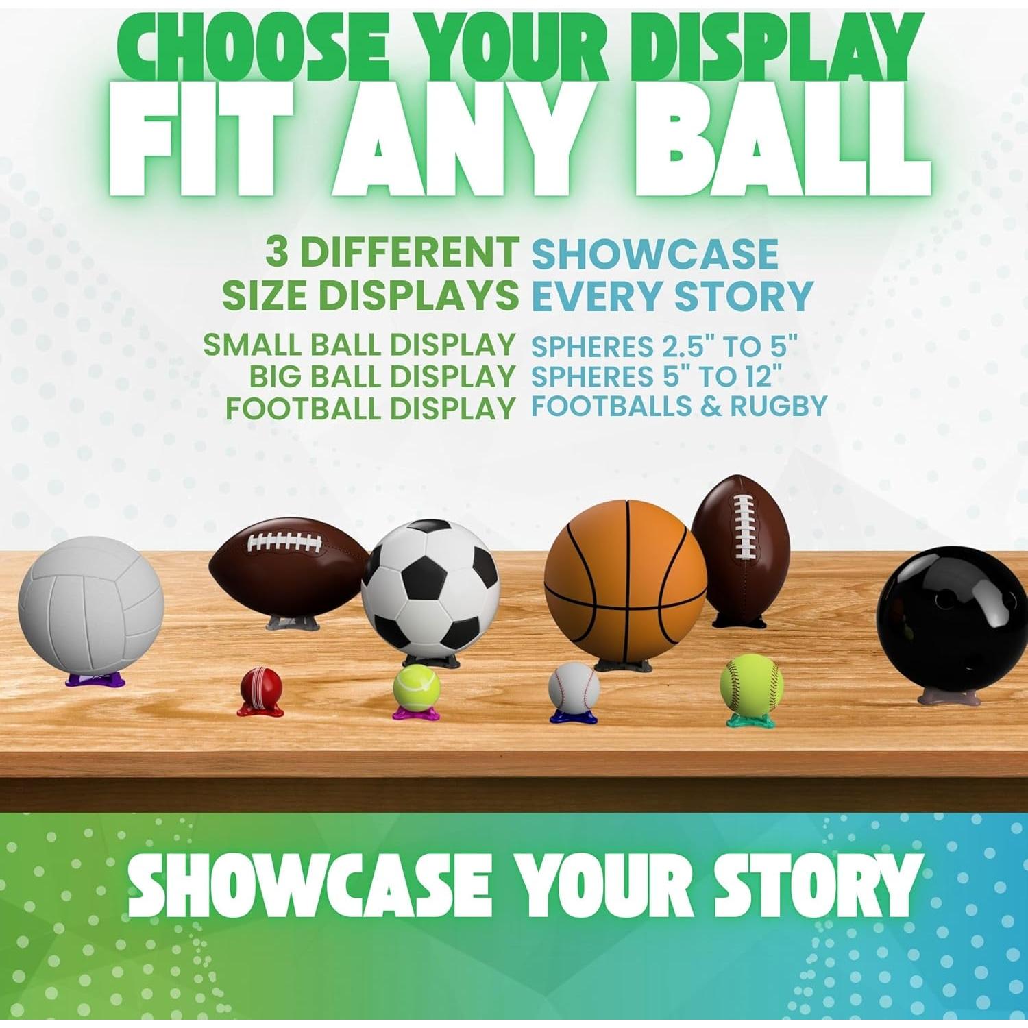 Soporte de Exhibición para Pelotas Pequeñas Radiant Displays - Gris