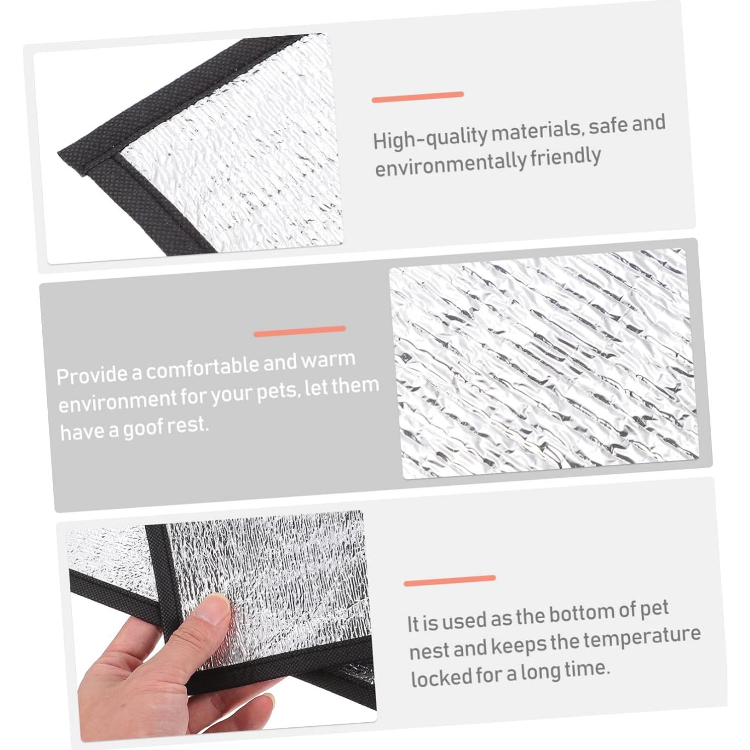 Alfombrilla Térmica Autocalentable MERRYHAPY 30x30cm para Mascotas