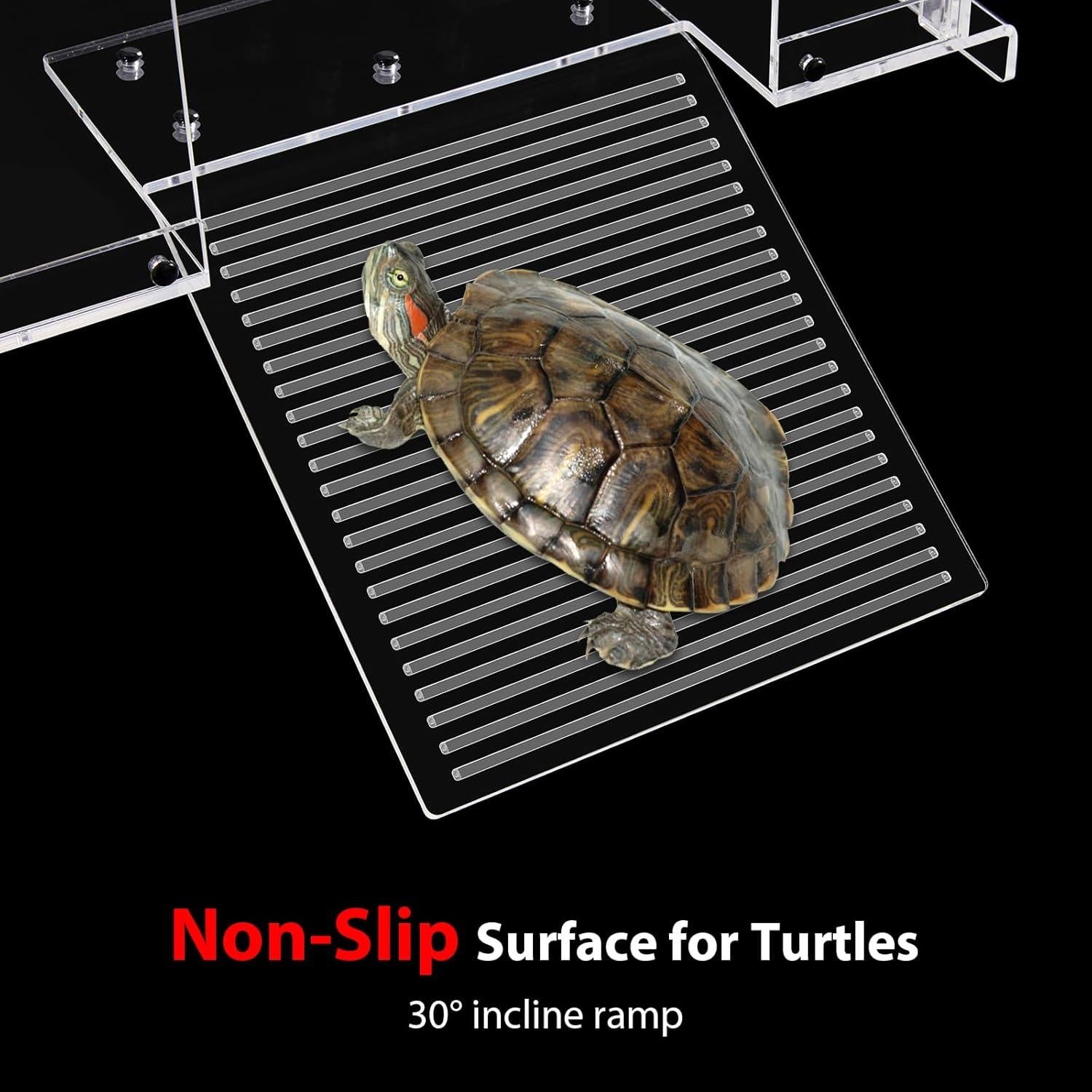 Plataforma de Sol para Tortugas REPTITRIP ATB21 - Antideslizante 25-33 cm