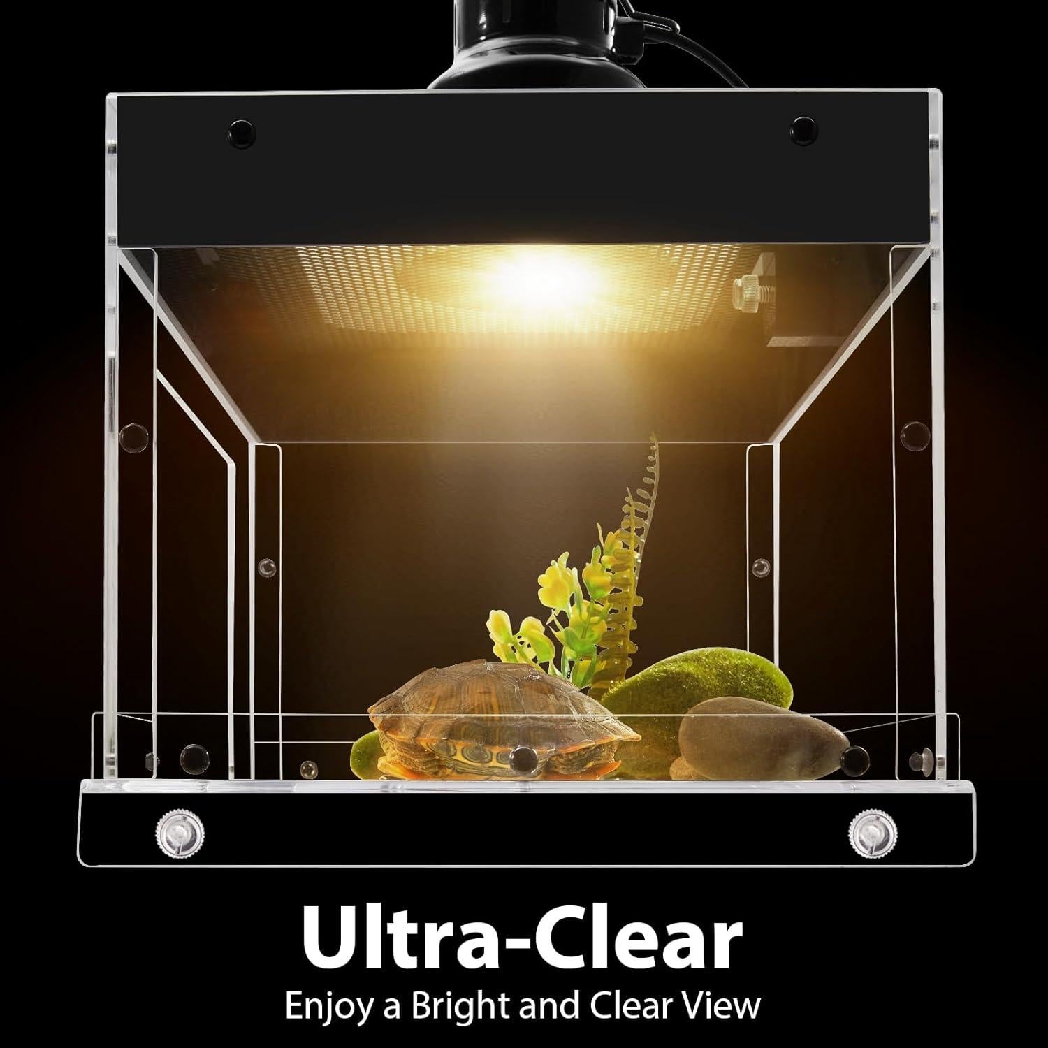 Plataforma de Sol para Tortugas REPTITRIP ATB21 - Antideslizante 25-33 cm