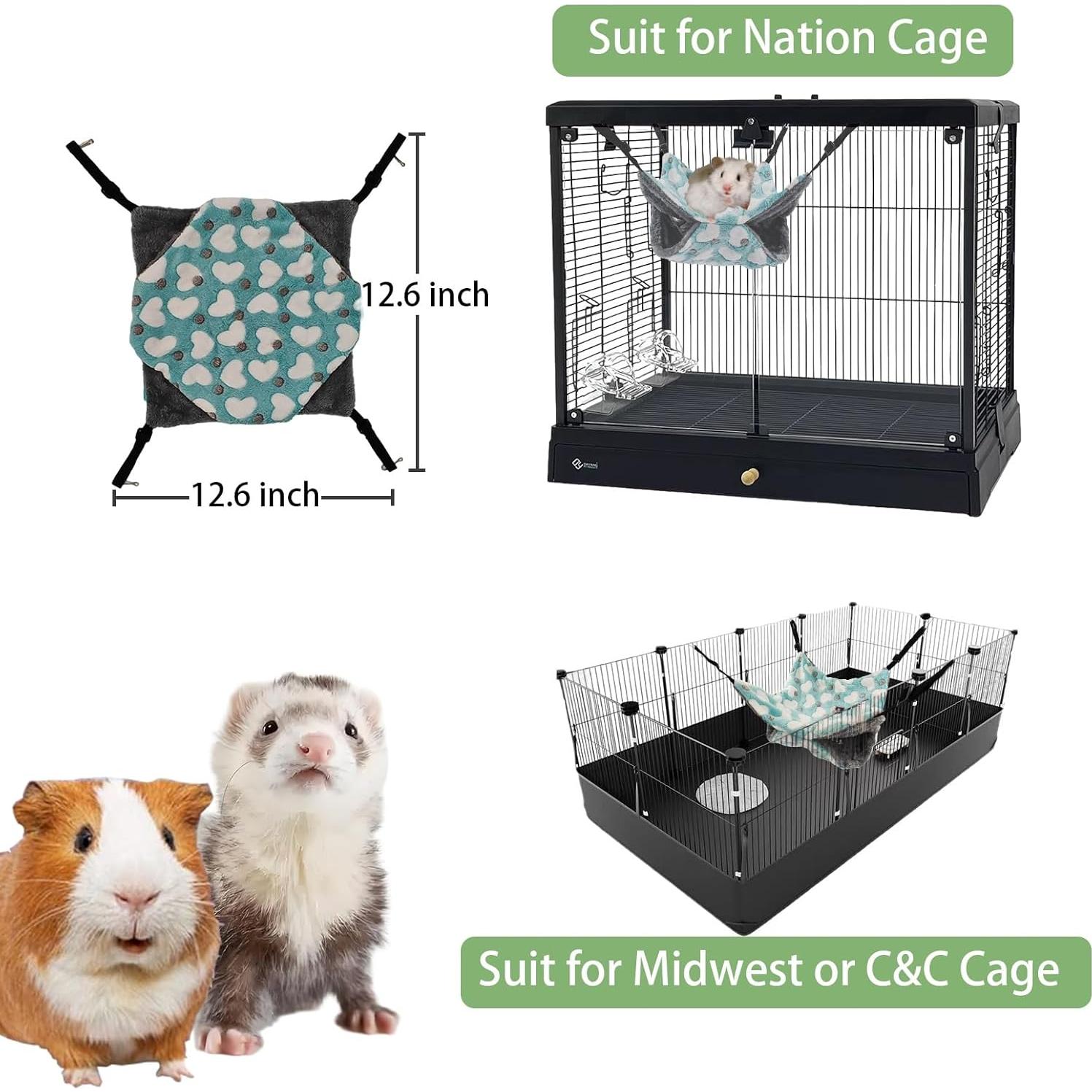 Hamaca Ajustable para Mascotas Rgbpro 32cm Doble Cara Verde