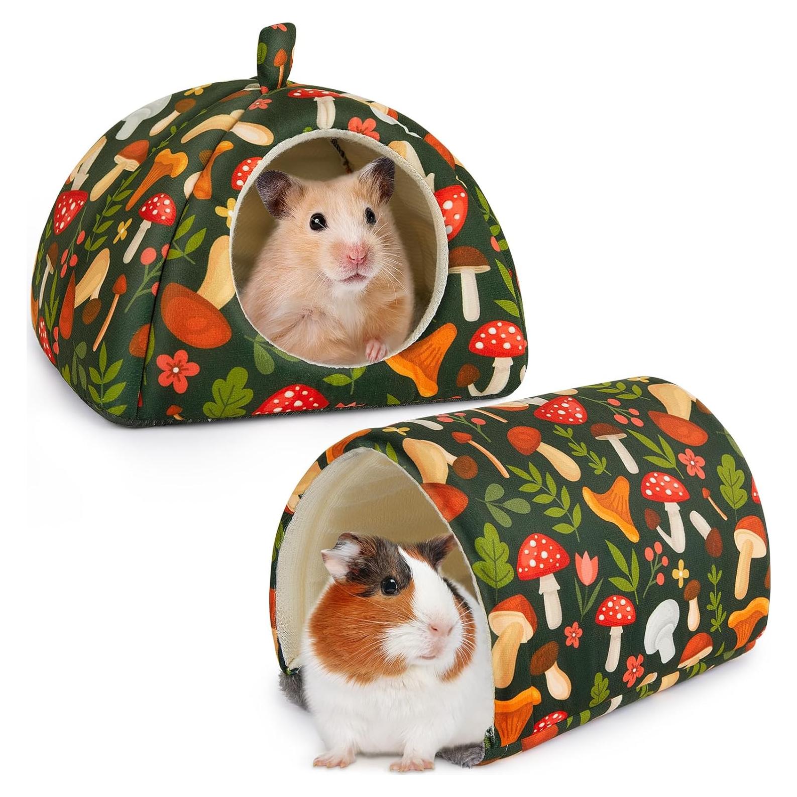 Escondite y Túnel para Cobayas Bienbee - Juego de 2 Accesorios