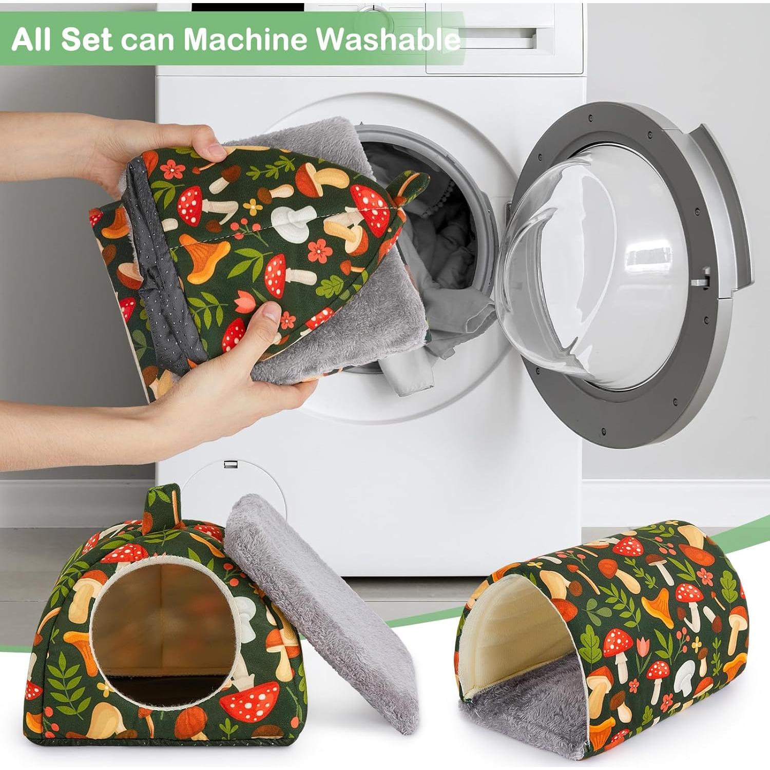 Escondite y Túnel para Cobayas Bienbee - Juego de 2 Accesorios