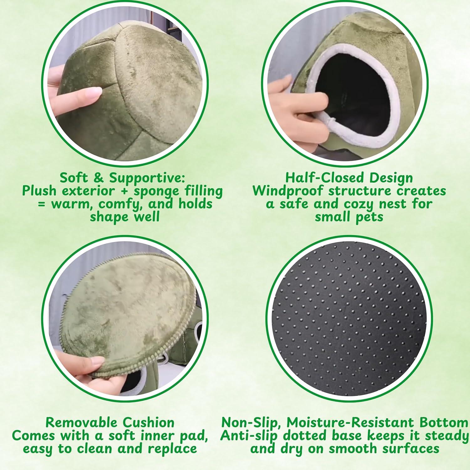 Nido de erizo Homedy Crafts Túnel Verde 23.5x9.9cm