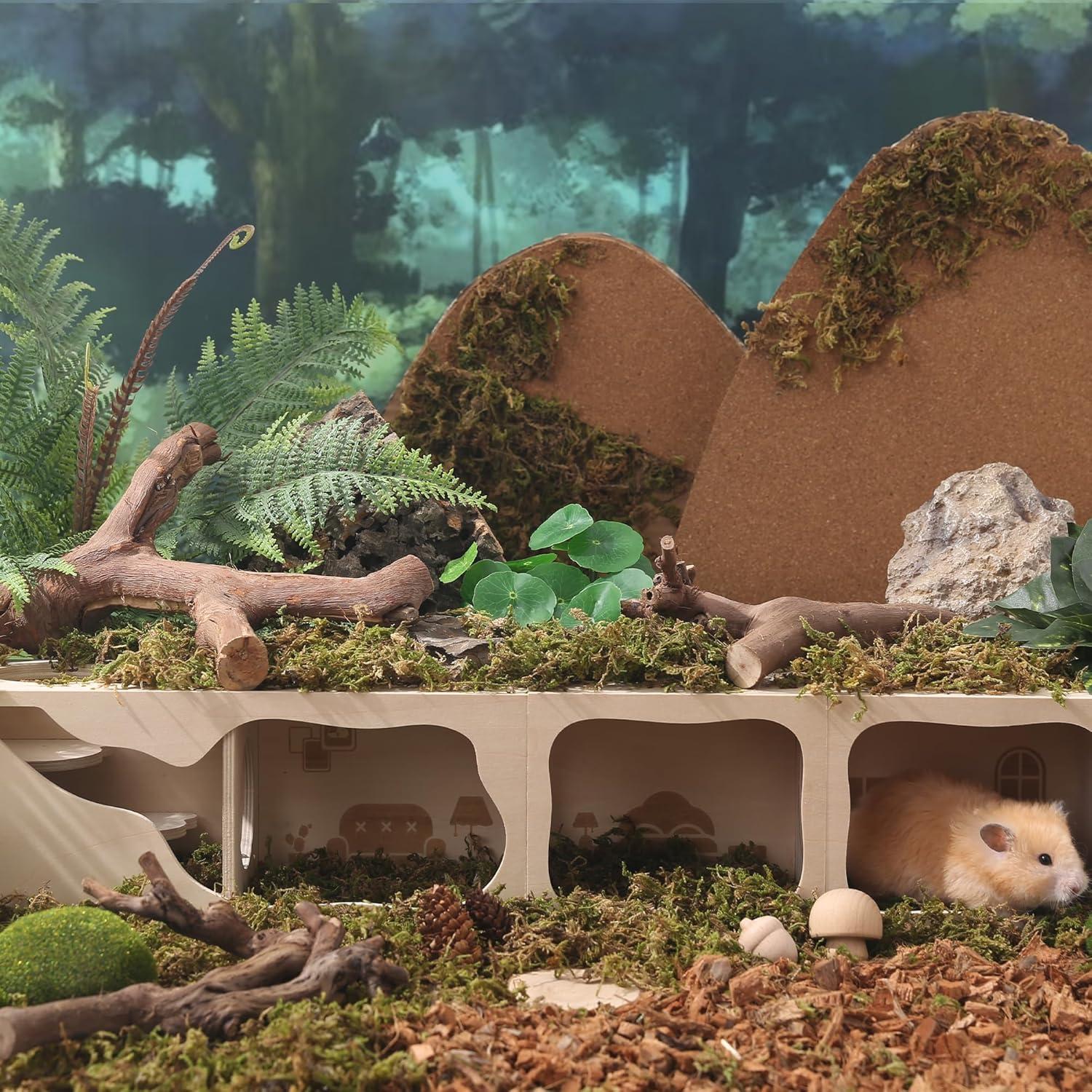 Casa de Madera para Hámsteres TAFIT Sala de Estar 30x12x12 cm