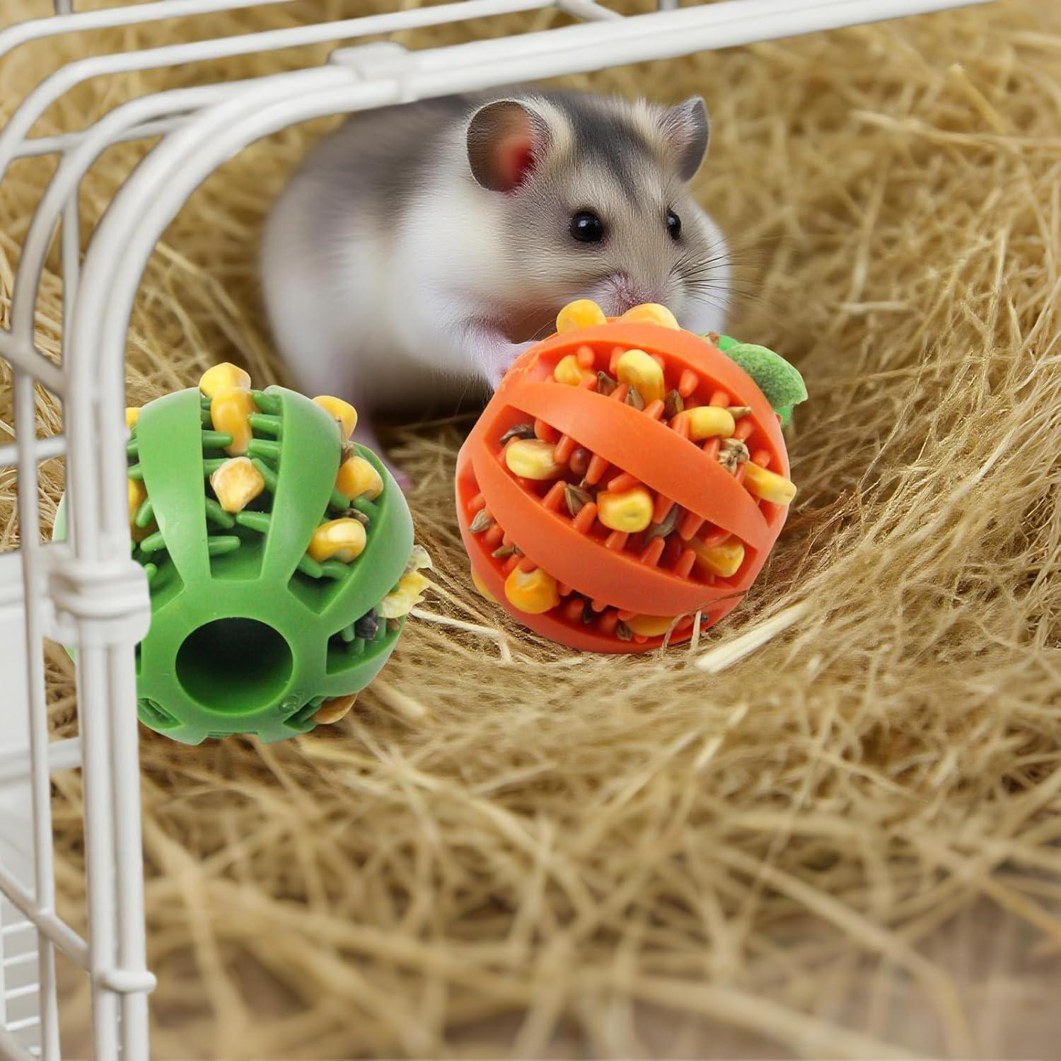 2 Bolas Interactivas para Hámster ELS - Juguetes de Forrajeo