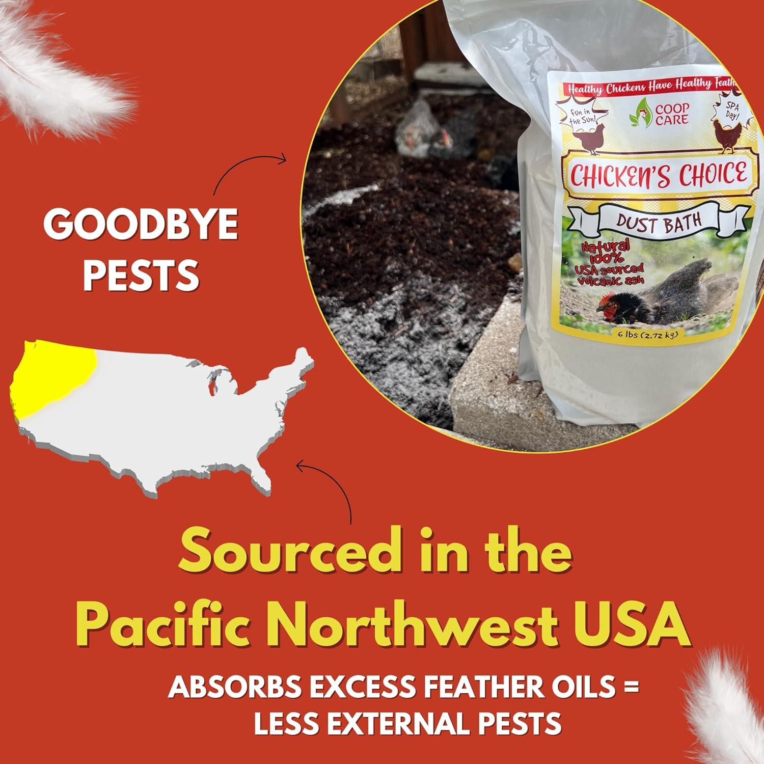 Baño de Polvo Natural Chicken's Choice 2.72 kg para Pollos