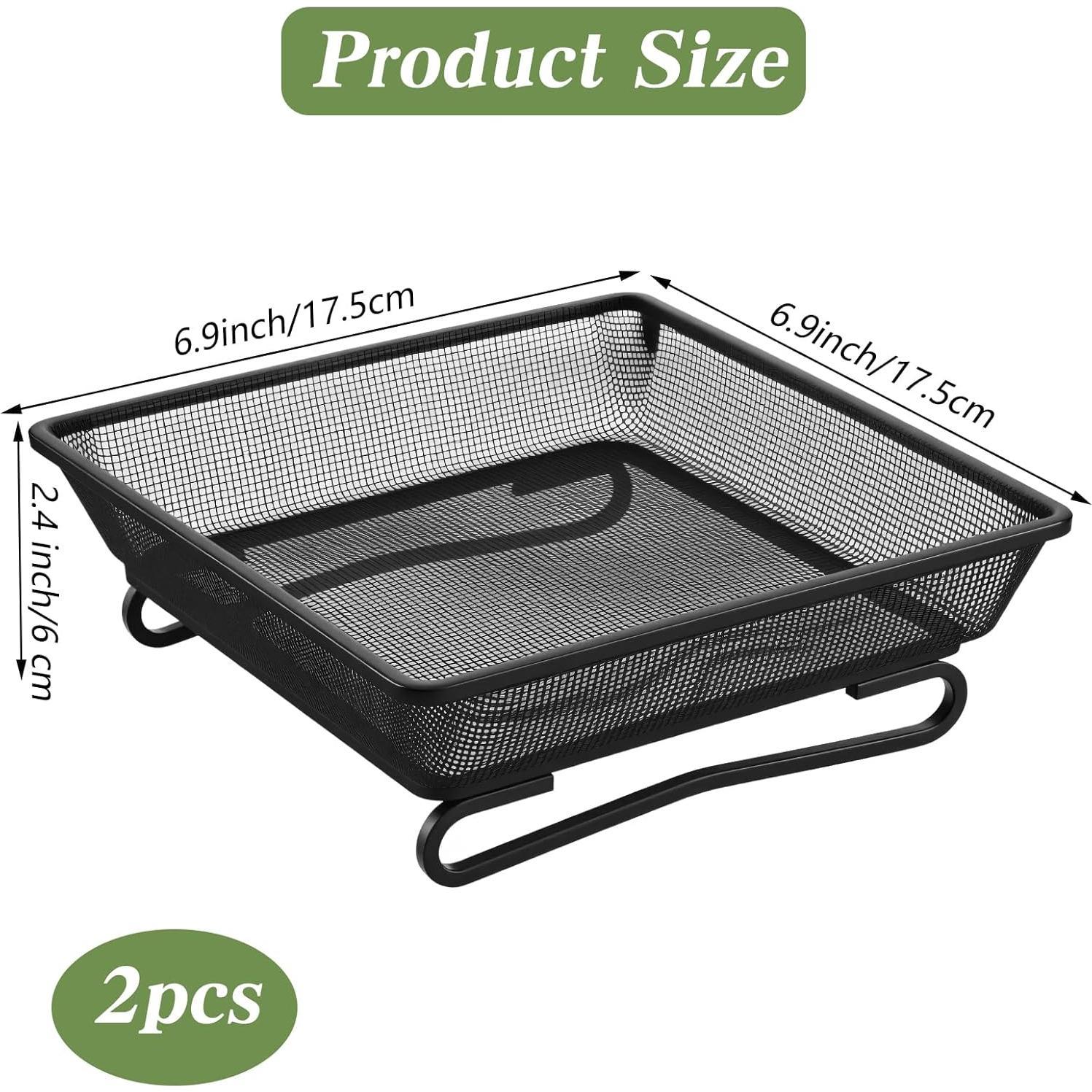 Bandeja Comedero para Aves de Metal Nodaaiie 17.5x17.5 cm